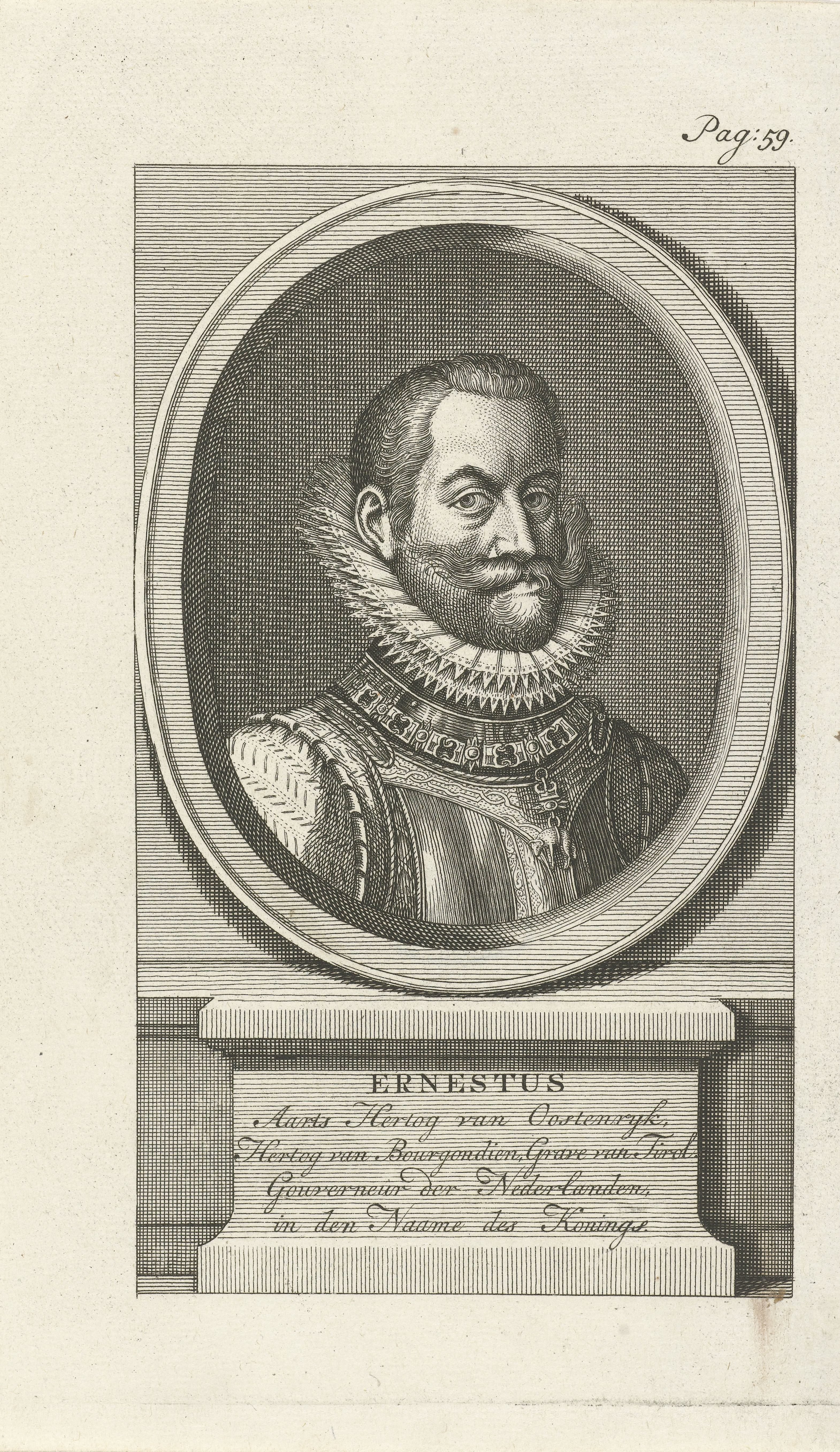 Portret van Ernst, aartshertog van Oostenrijk