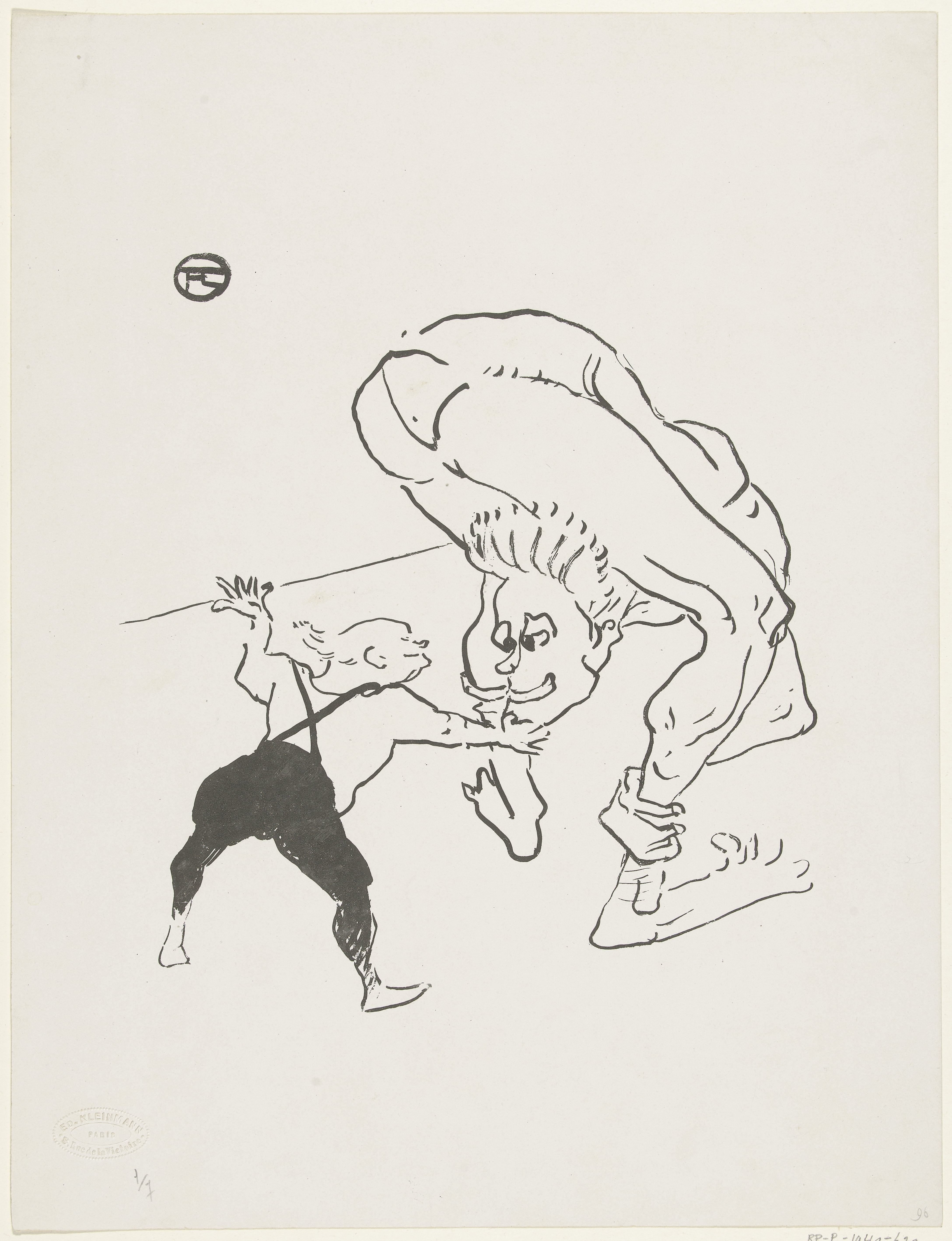 Portret van de Brothers Marco bij cabaret Folies-Bergère