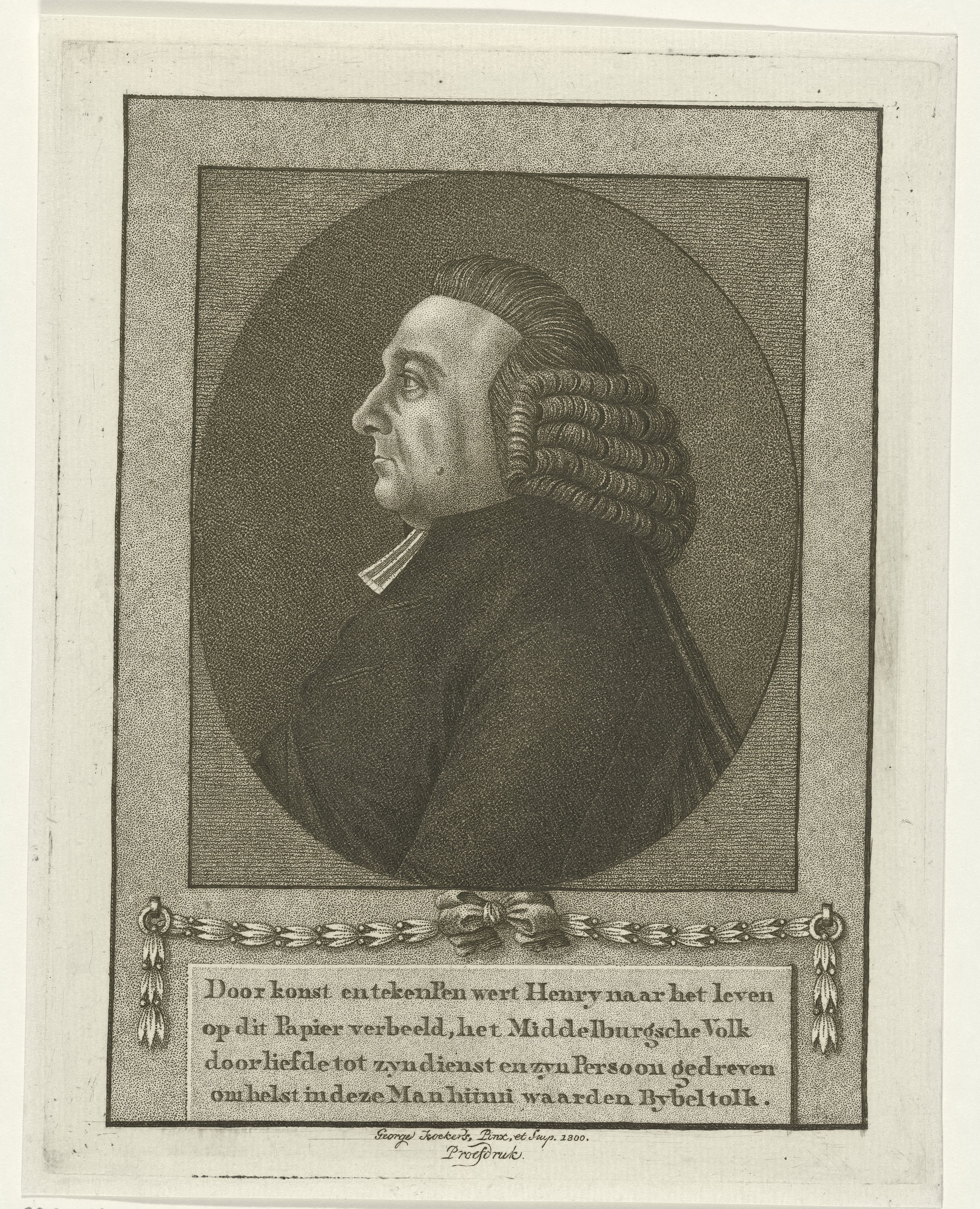 Portret van Joh. Henry