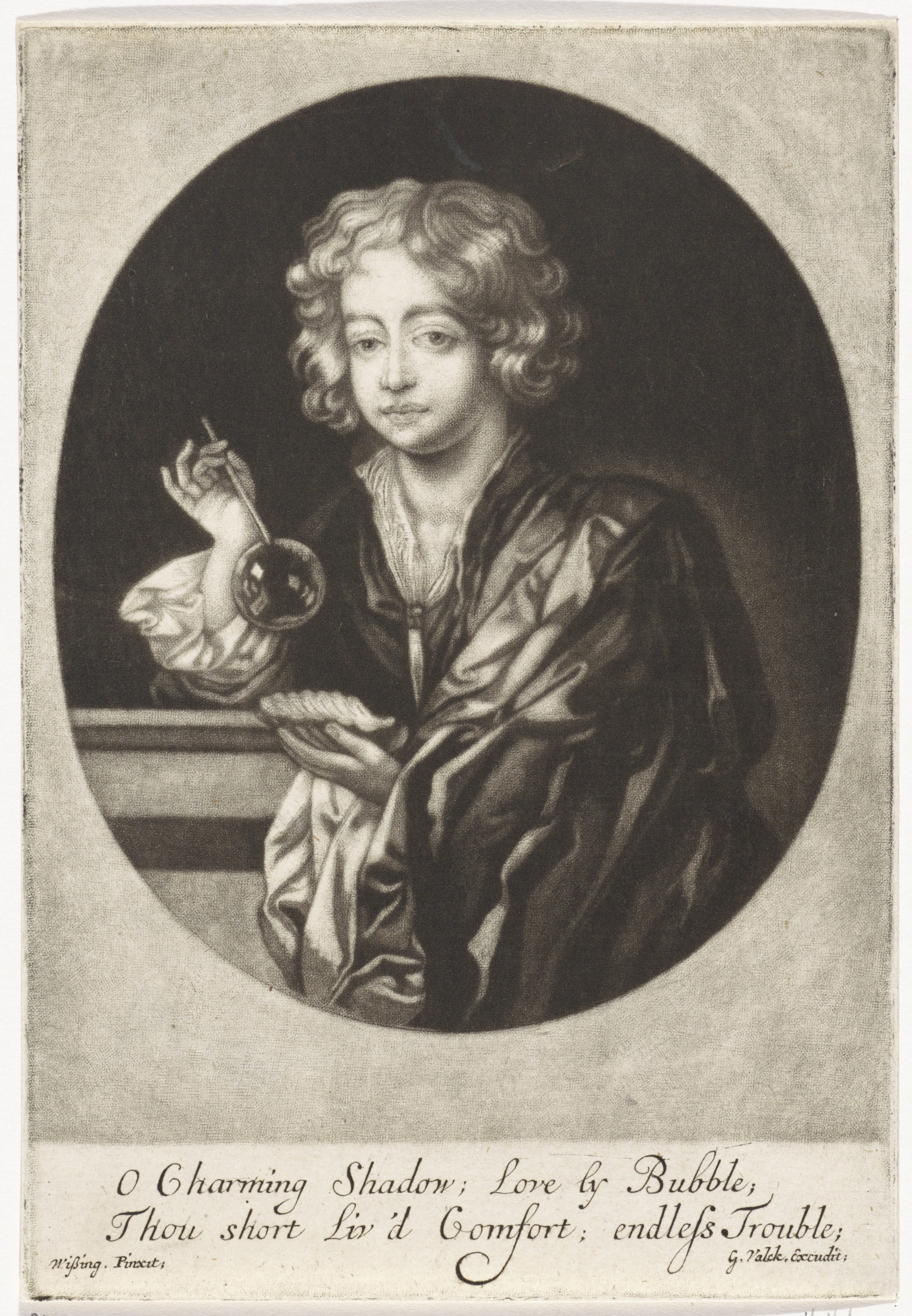 Bellenblazende jongen