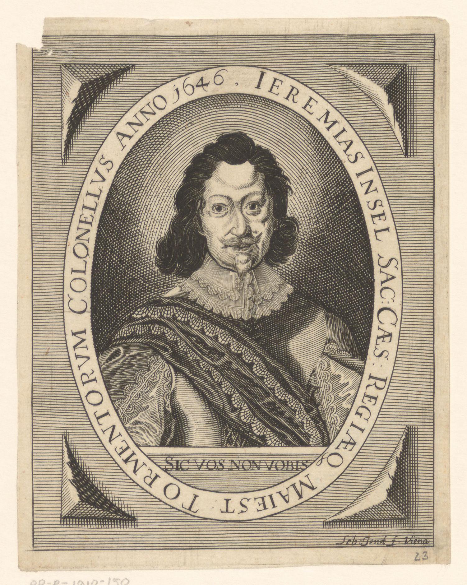 Portret van Jeremias Insel