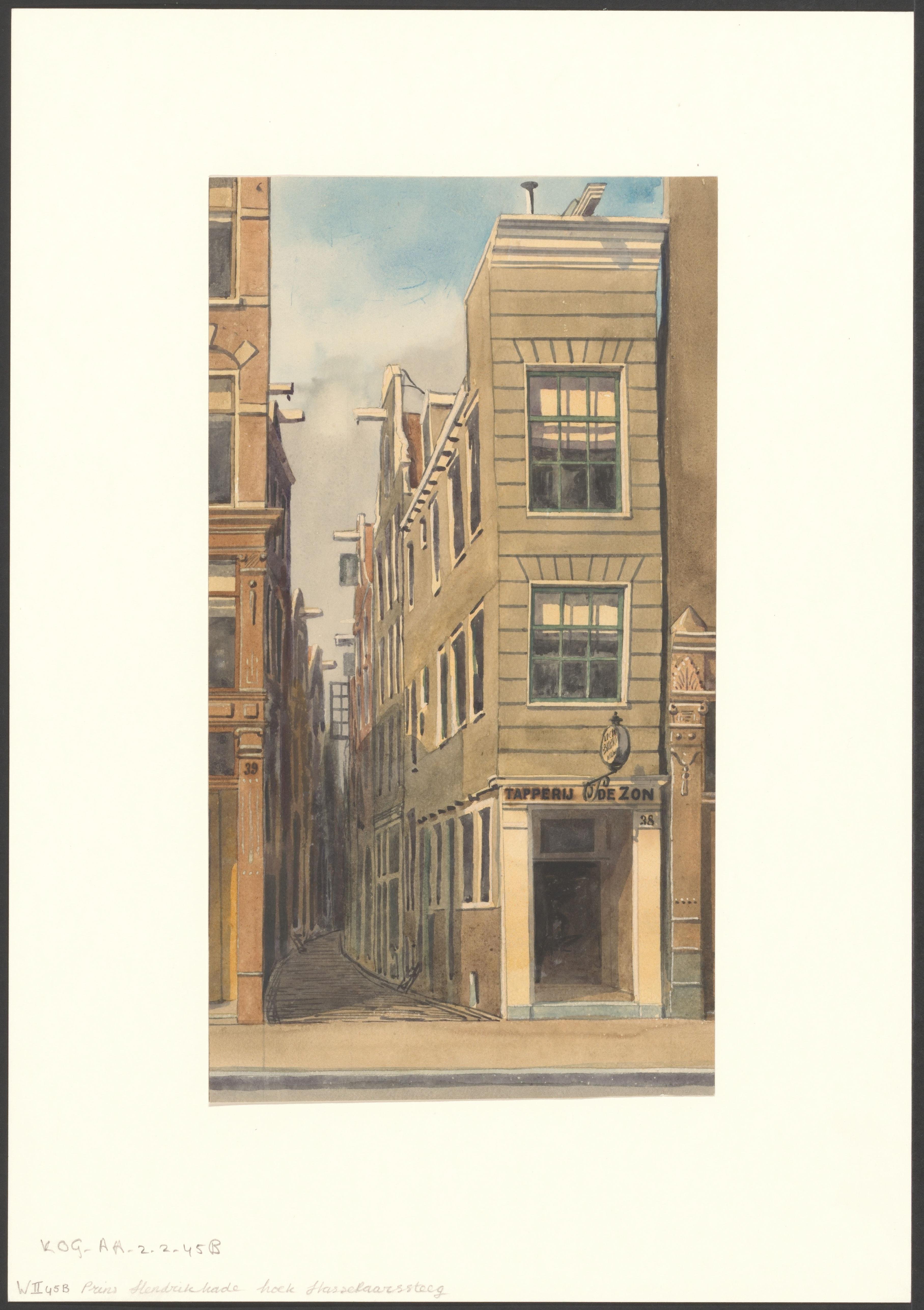 Gevel van de Prins Hendrikkade 38