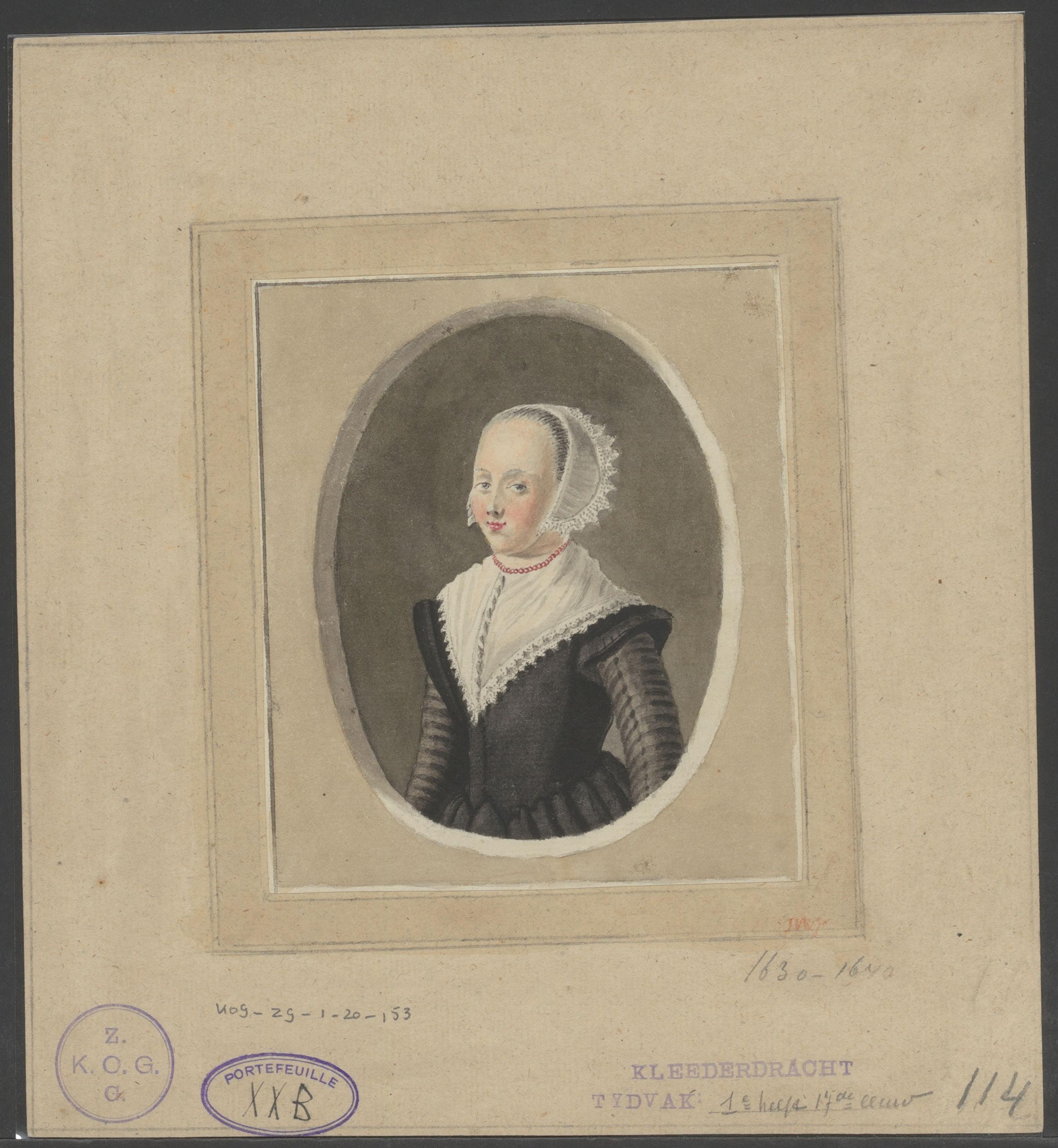 Portret van een onbekende vrouw