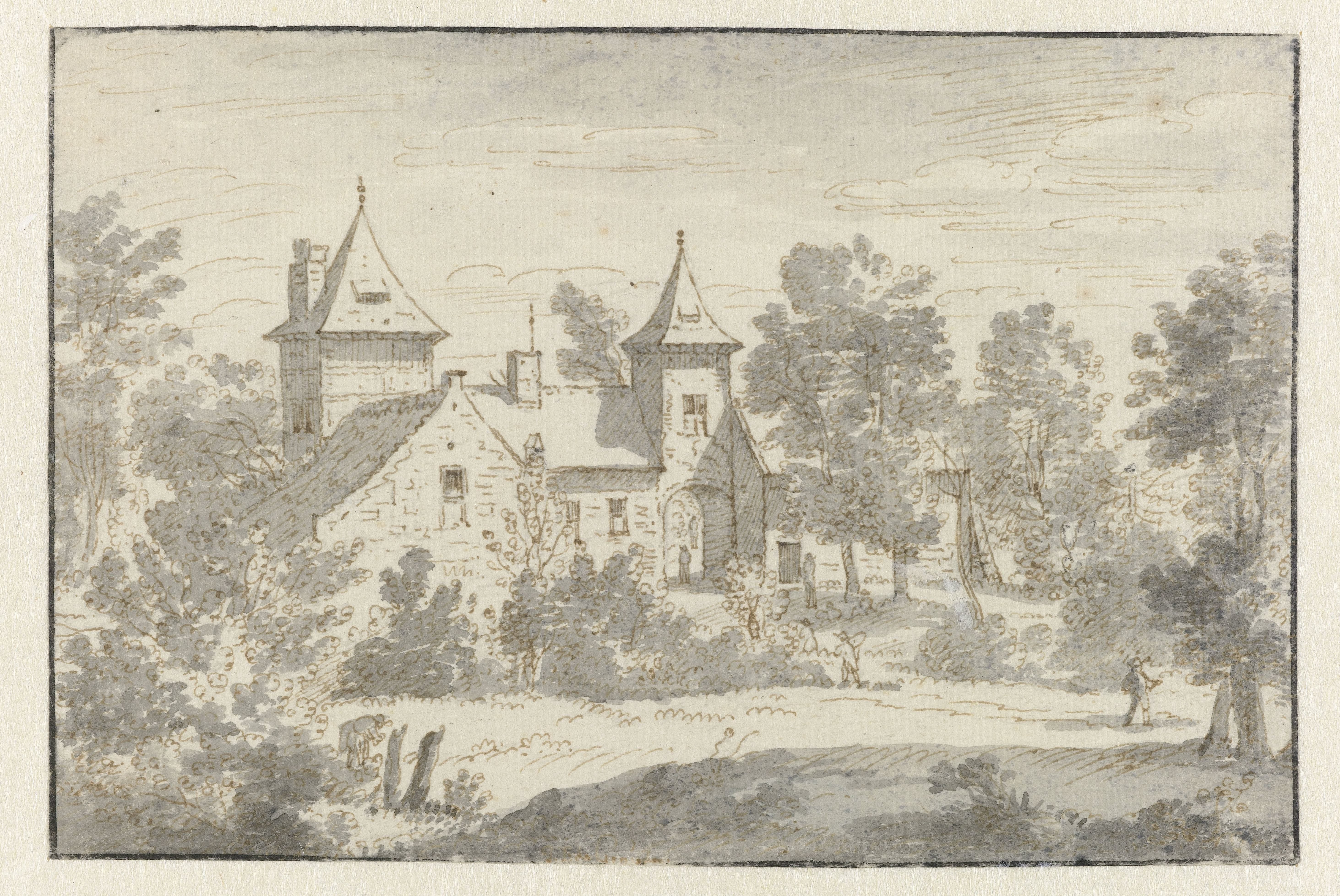 View of Huis Pot at Nivelles, Walloon Brabant