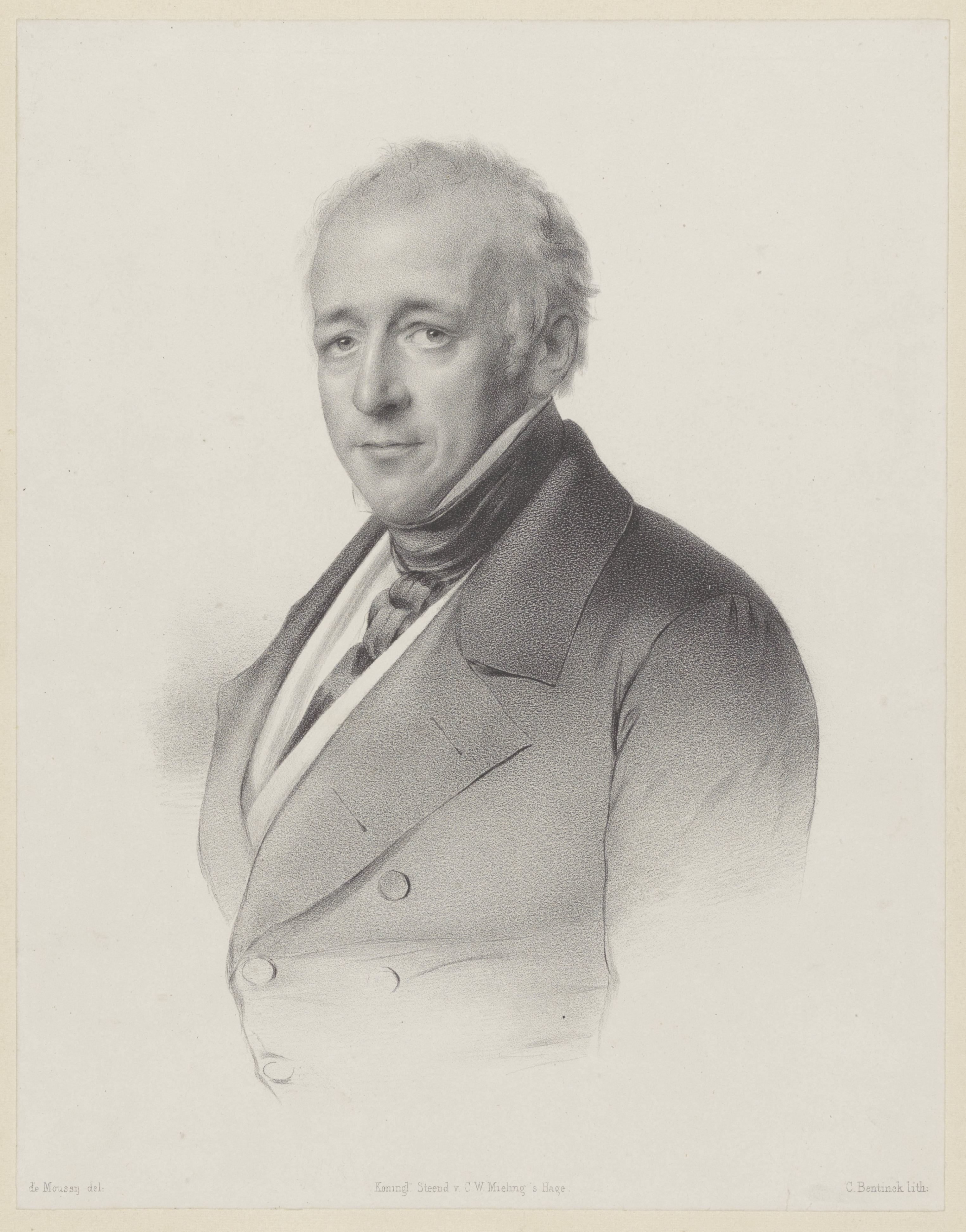 Portret van Floris Adriaan van Hall (1791-1866)