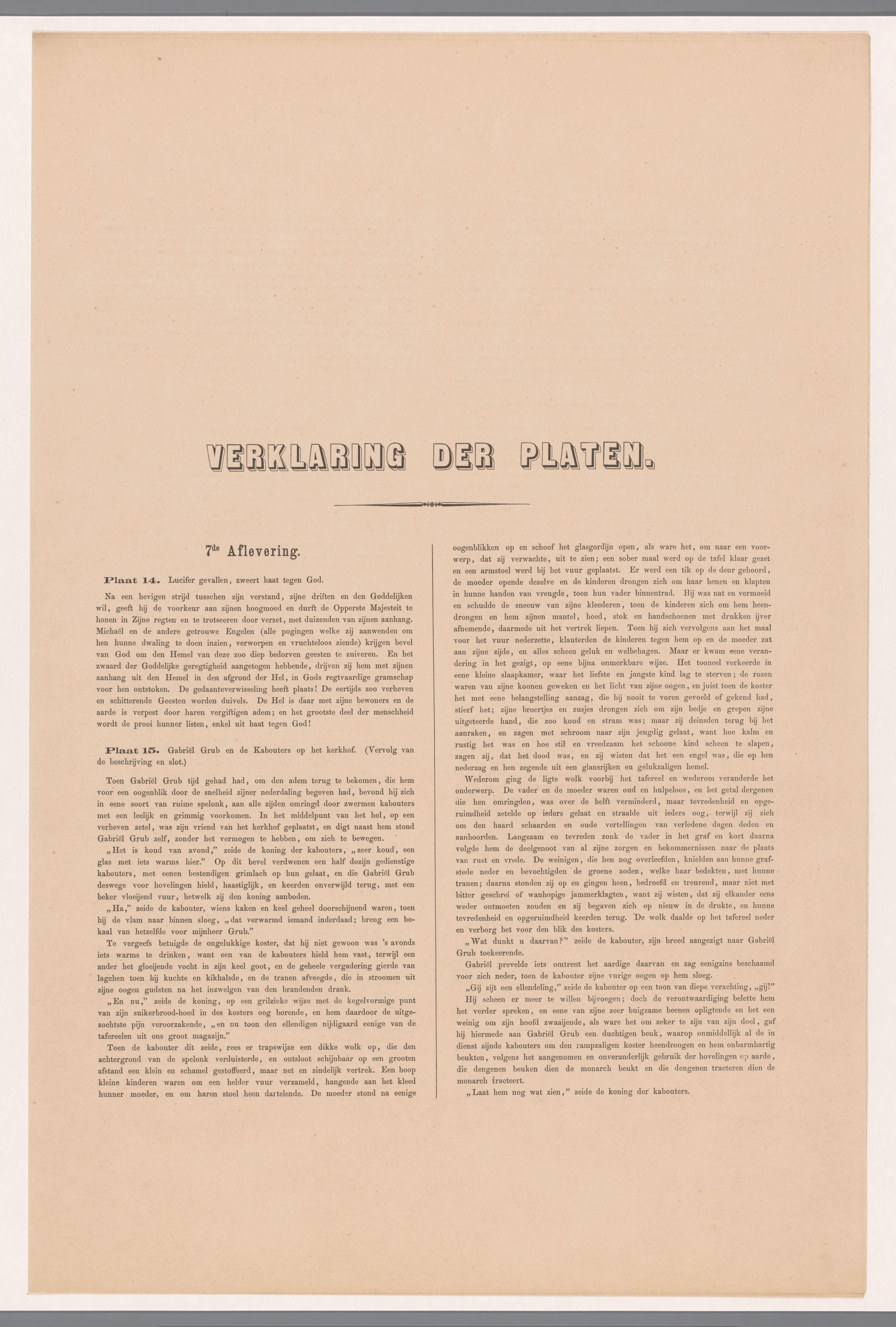 Verklaring platen Kunst-Album door W. P. Geldorp, afleveringen zeven tot en met twaalf
