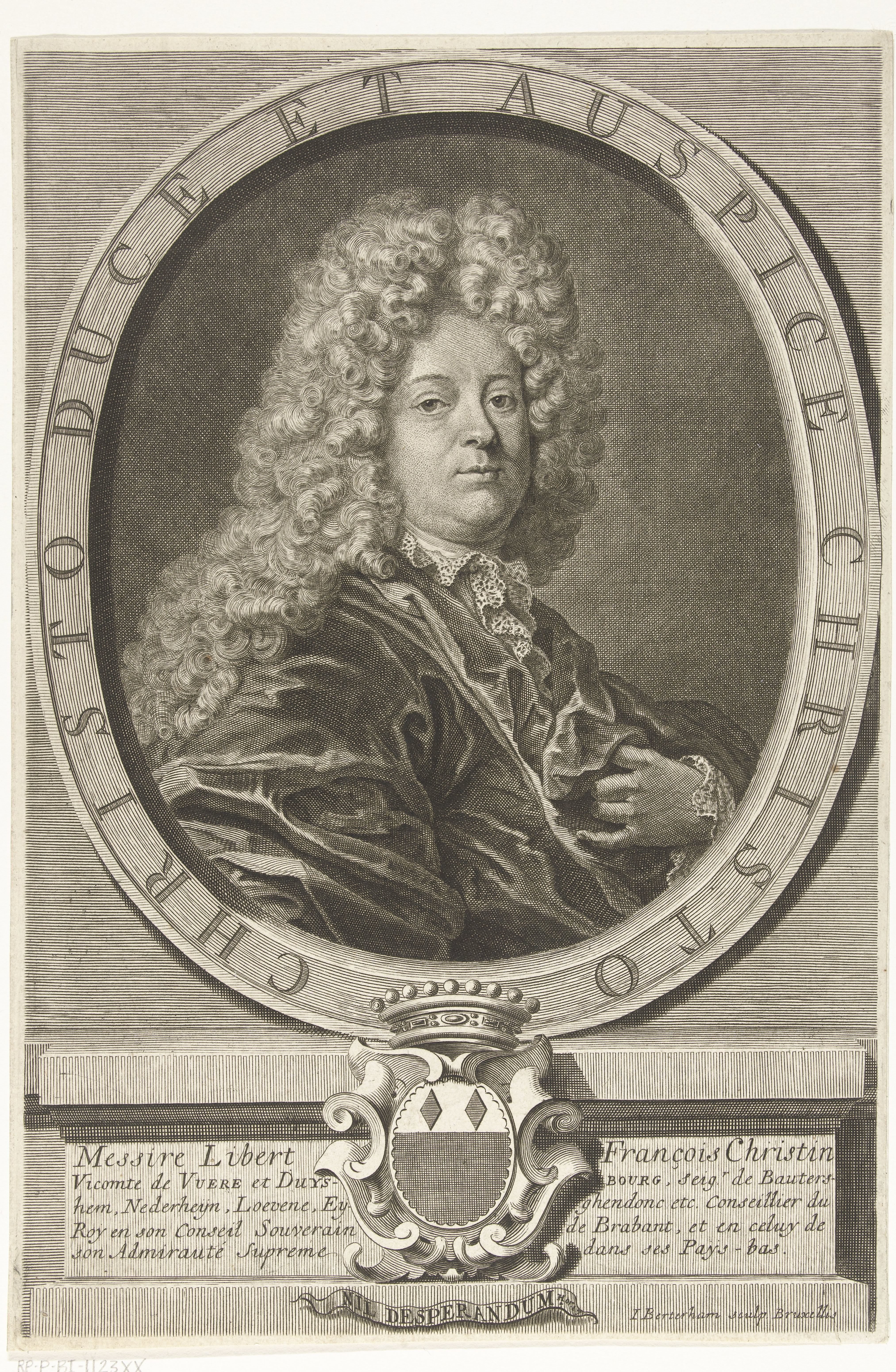 Portret van Libert Francois II Christyn