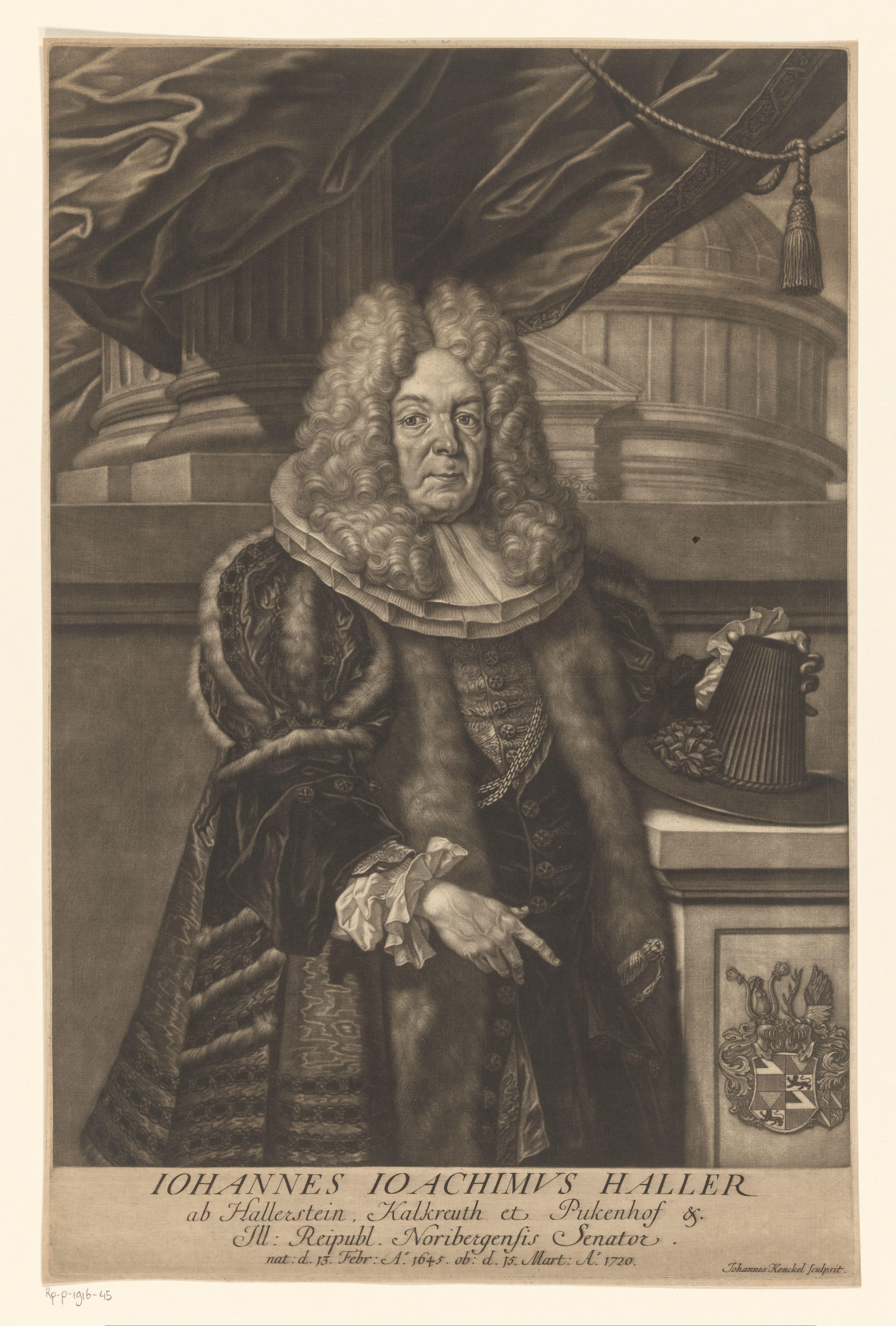 Portret van Hans Joachim Haller von Hallerstein