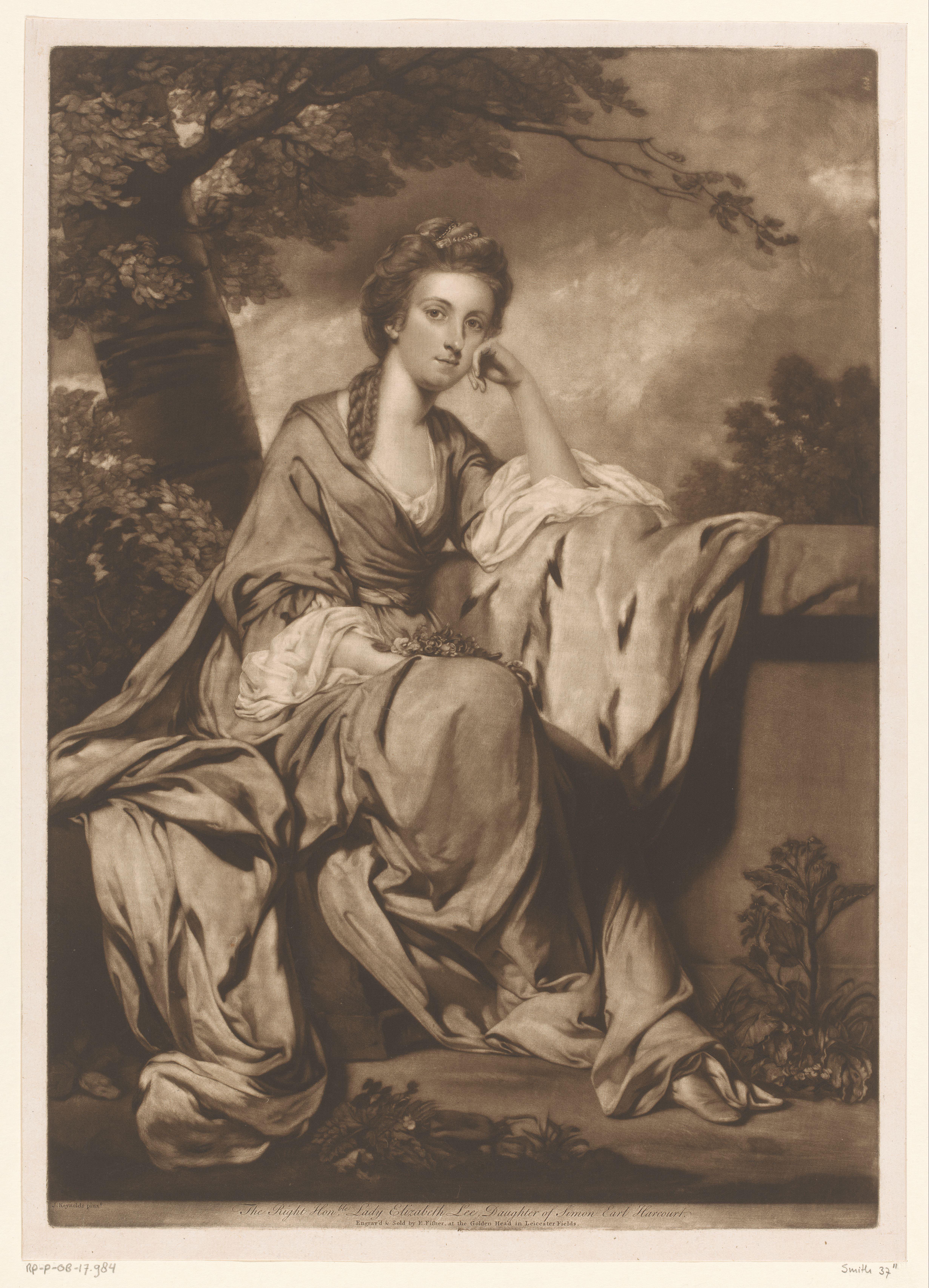 Portret van Elizabeth Lee