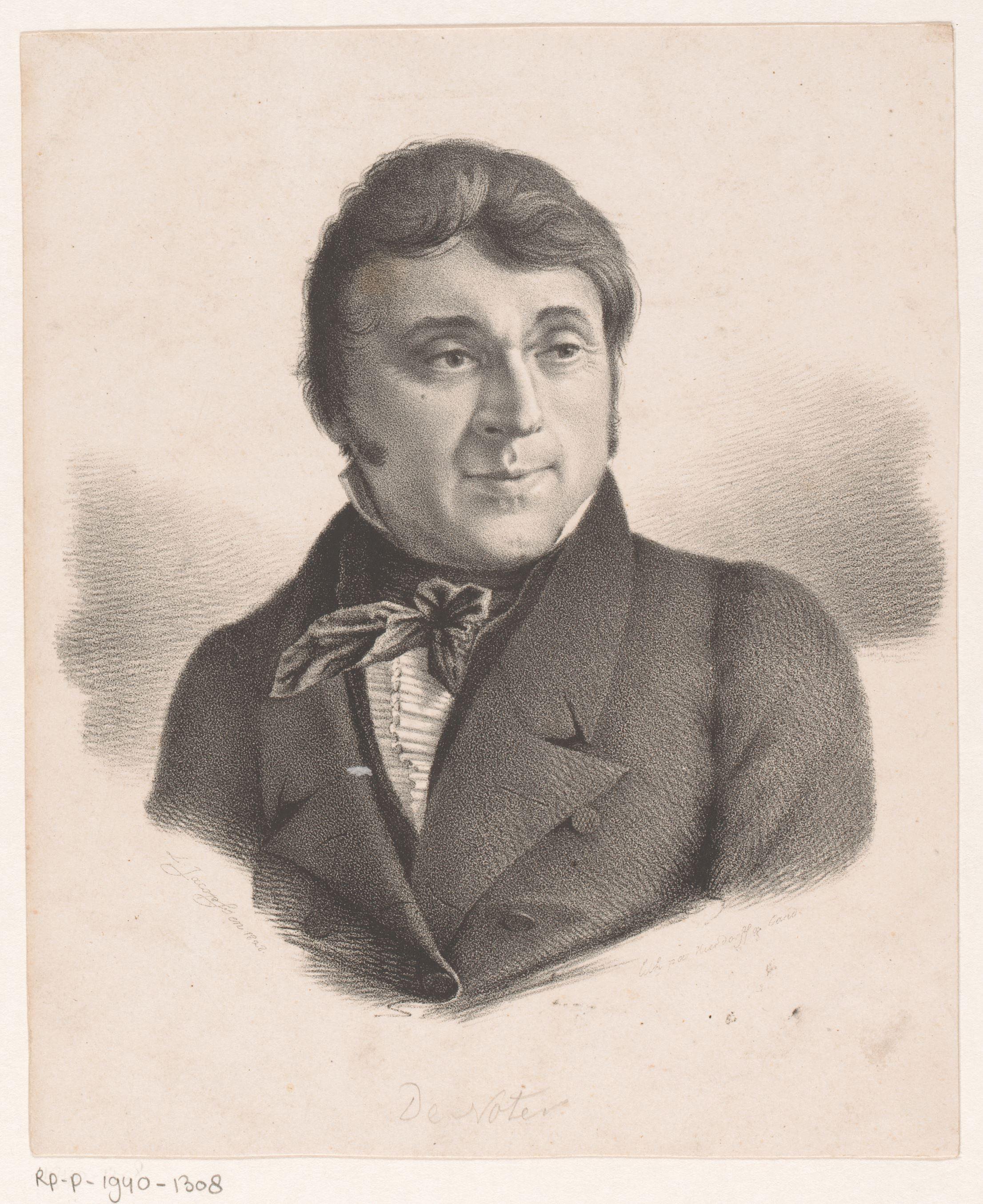 Portret van Pierre François De Noter