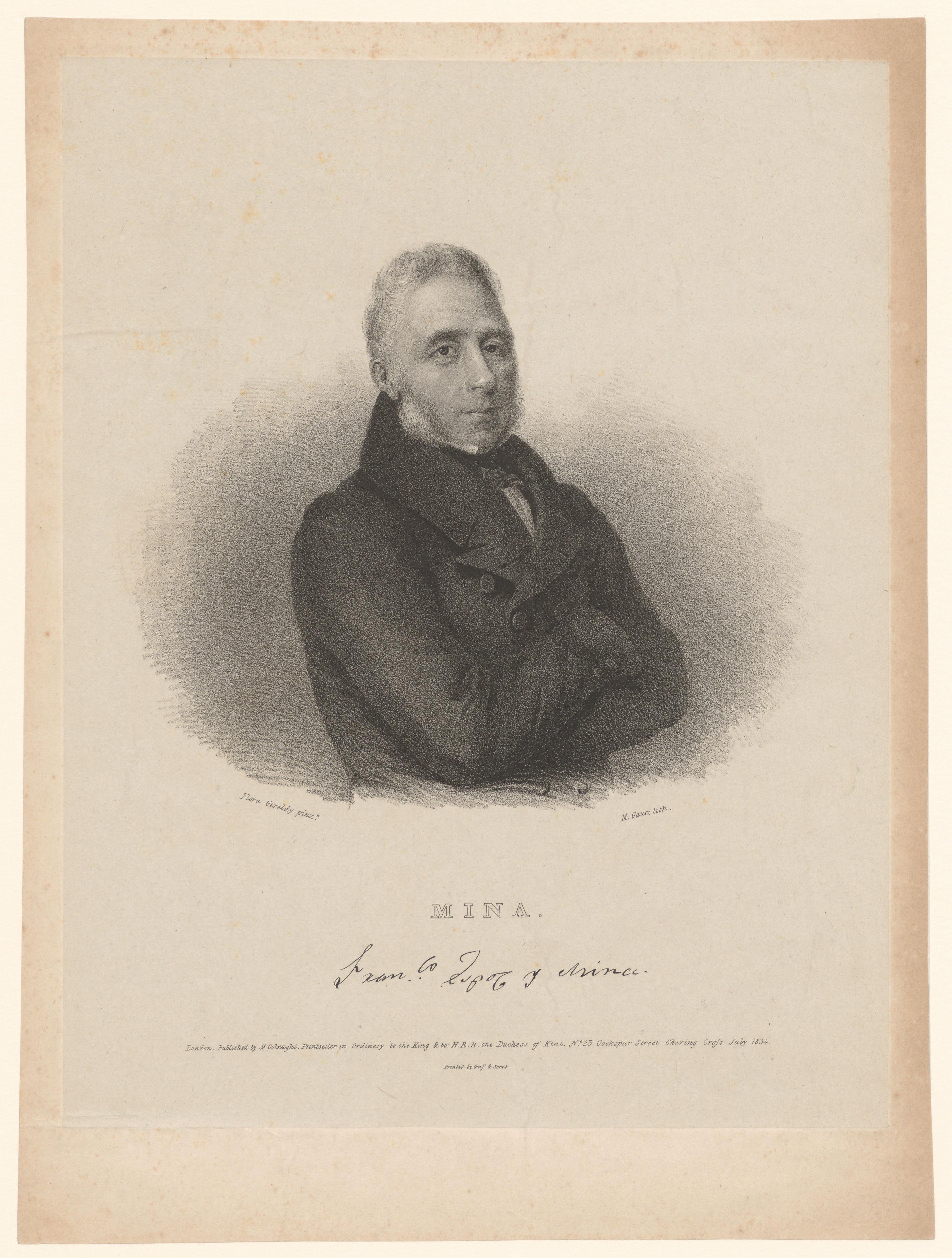 Portret van Francisco Espoz y Mina