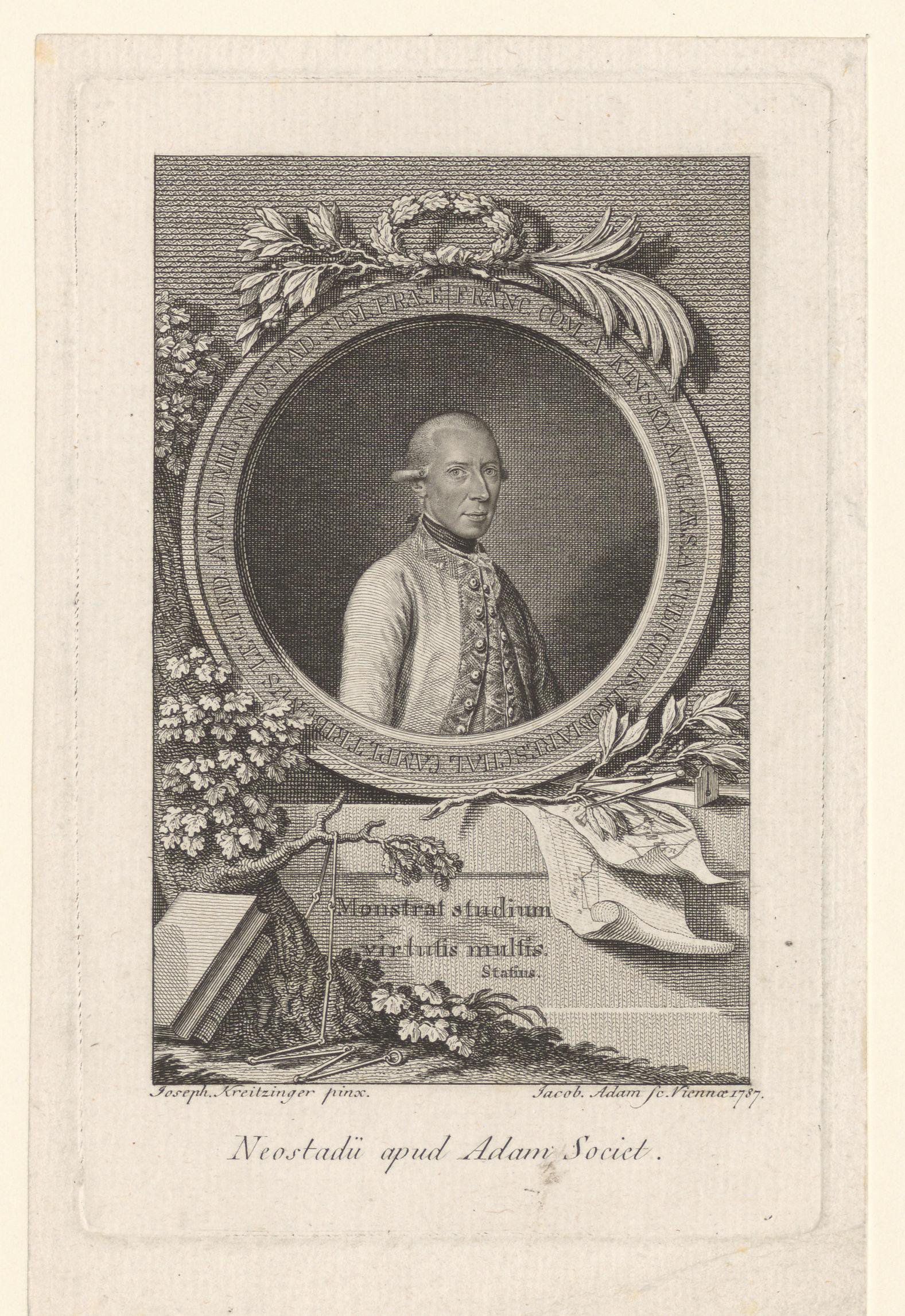 Portret van Frans Joseph Kinsky