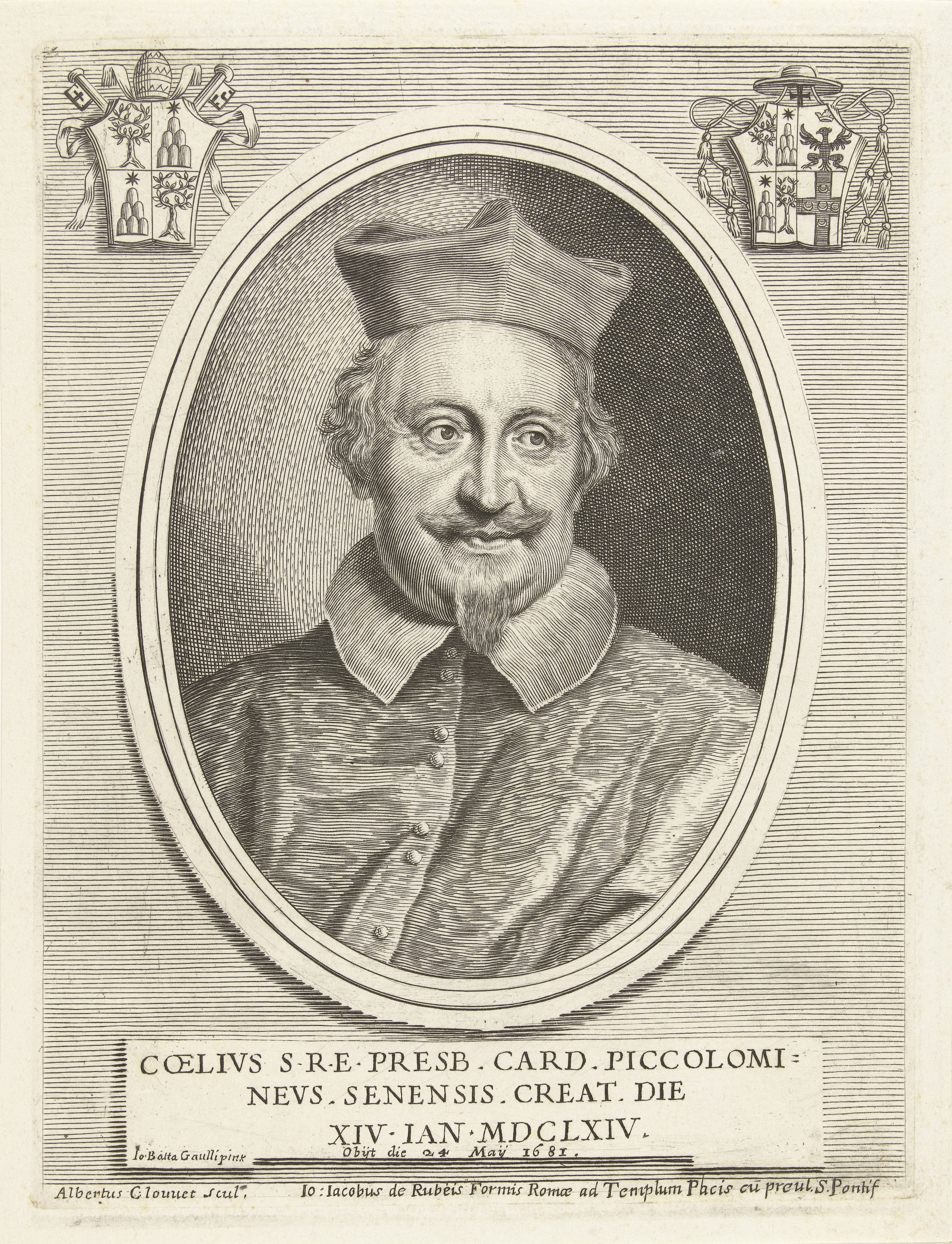 Portret van kardinaal Celio Piccolomini