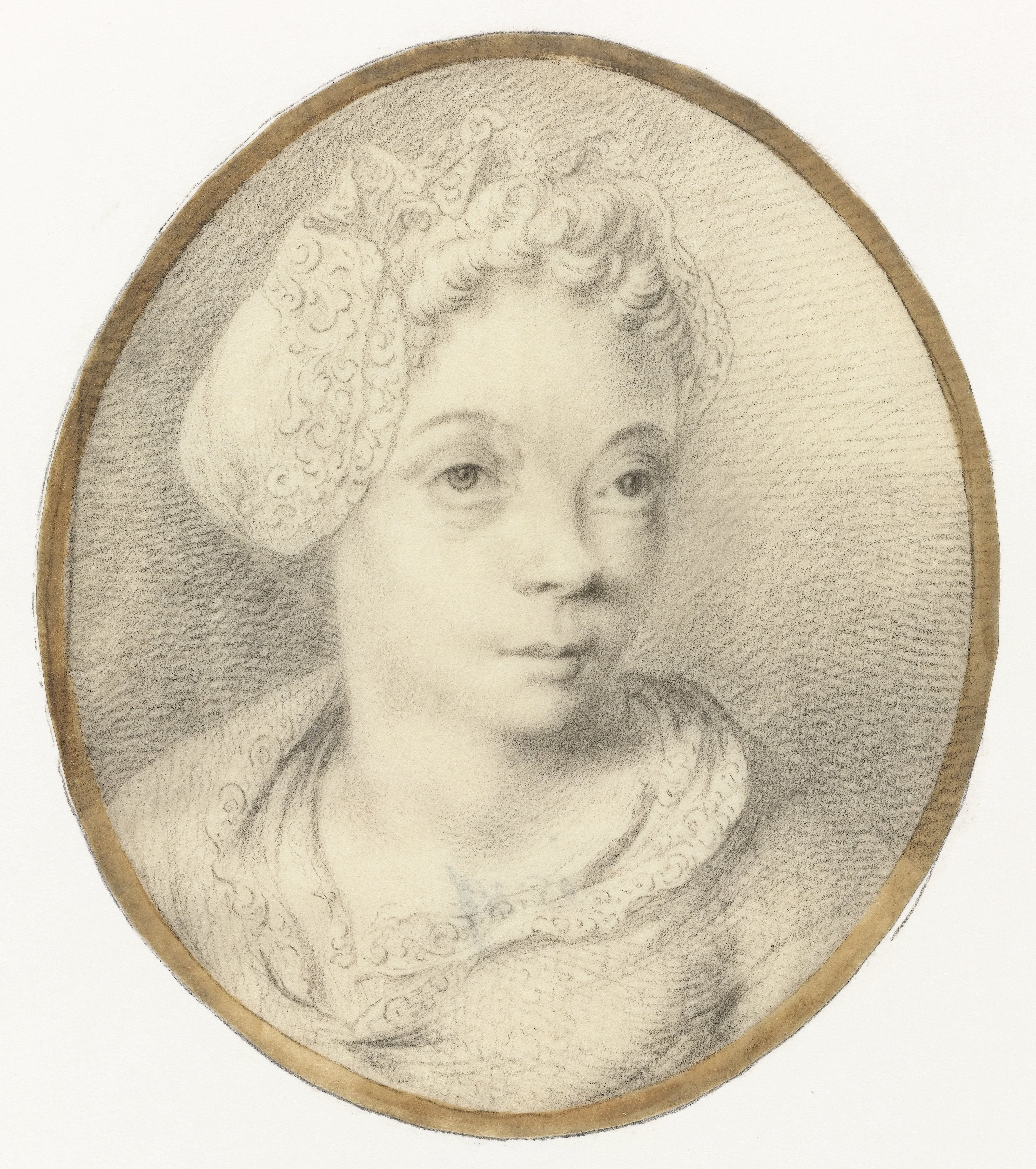 Portret van Anna de Hooghe