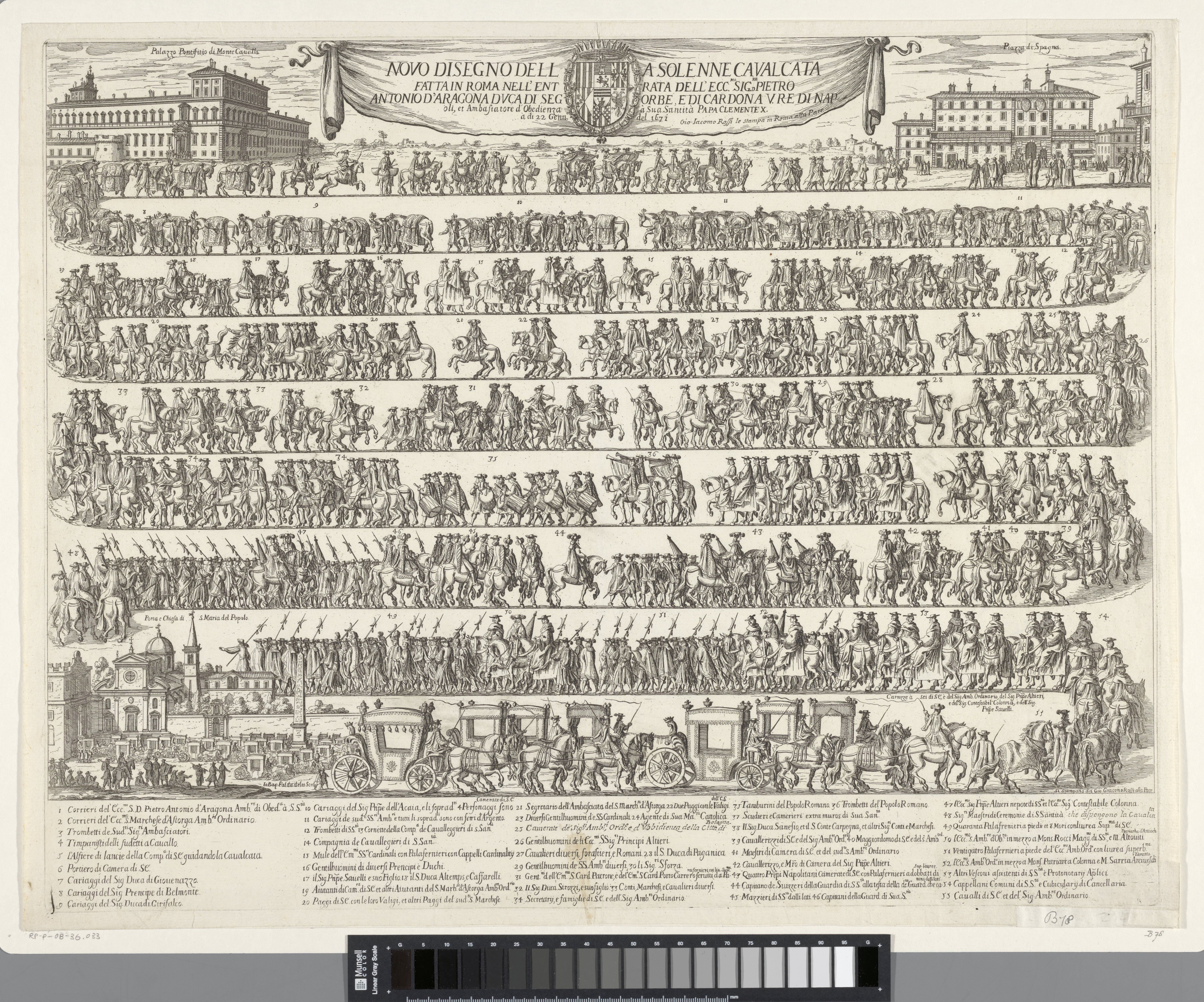 Intocht van Pedro Antonio de Aragón in Rome (1671)