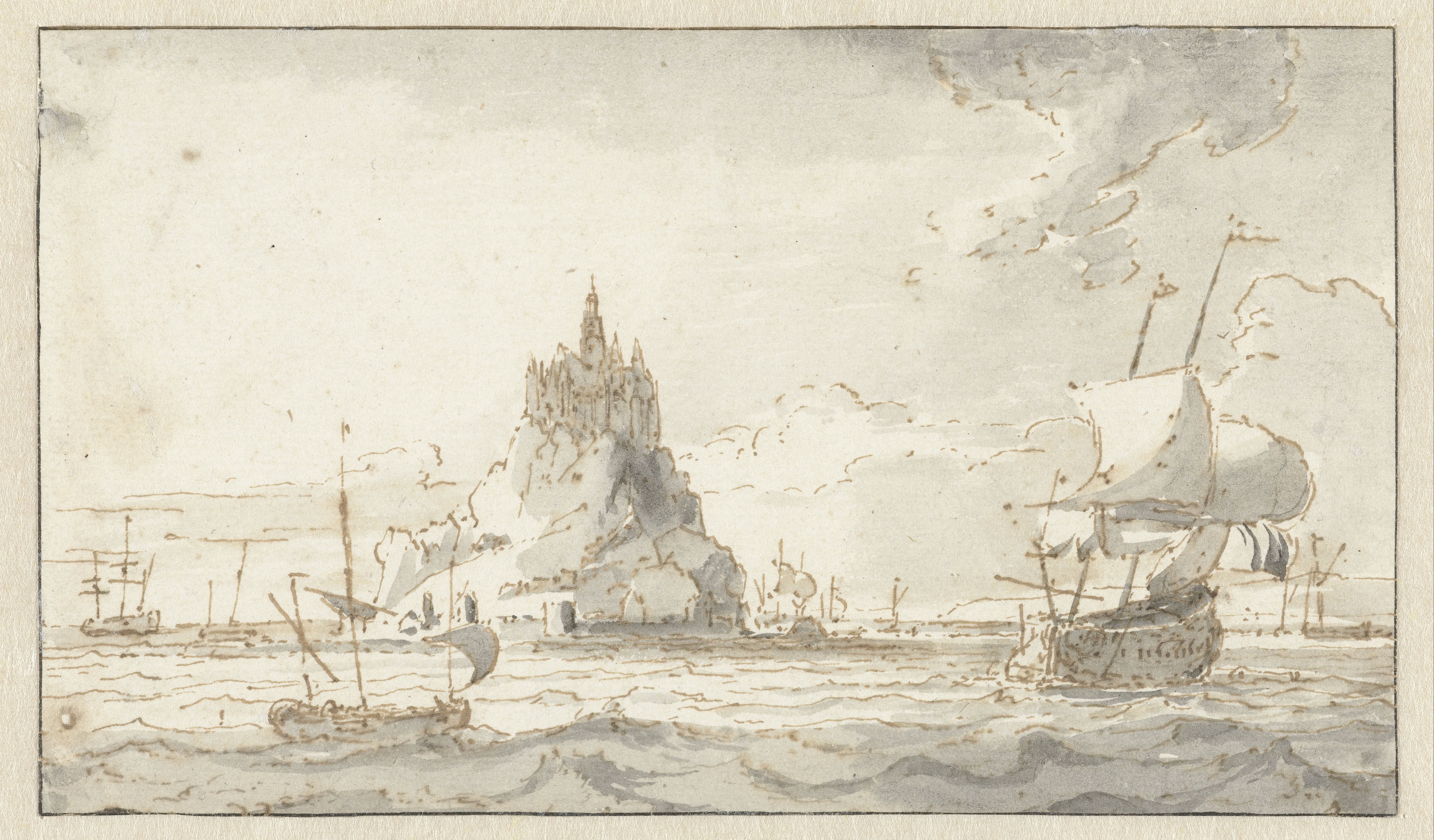 Gezicht op Mont-St.Michel