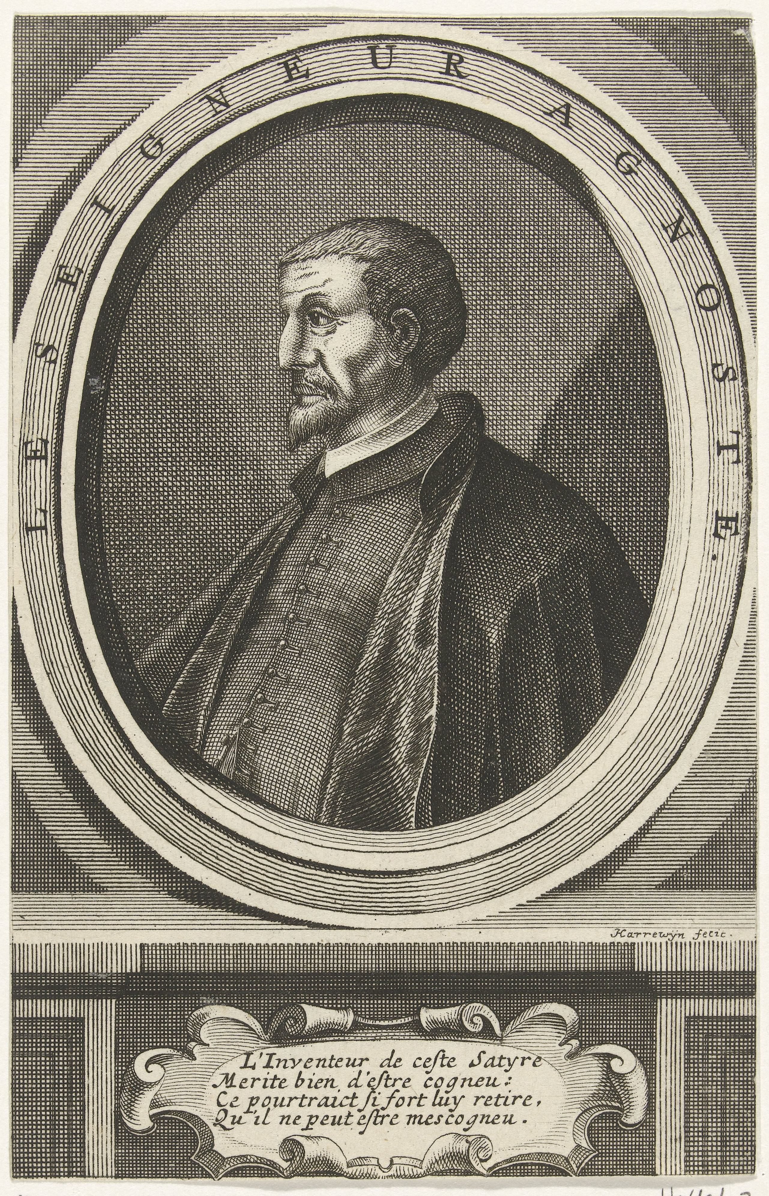 Portret van le seigneur Agnoste