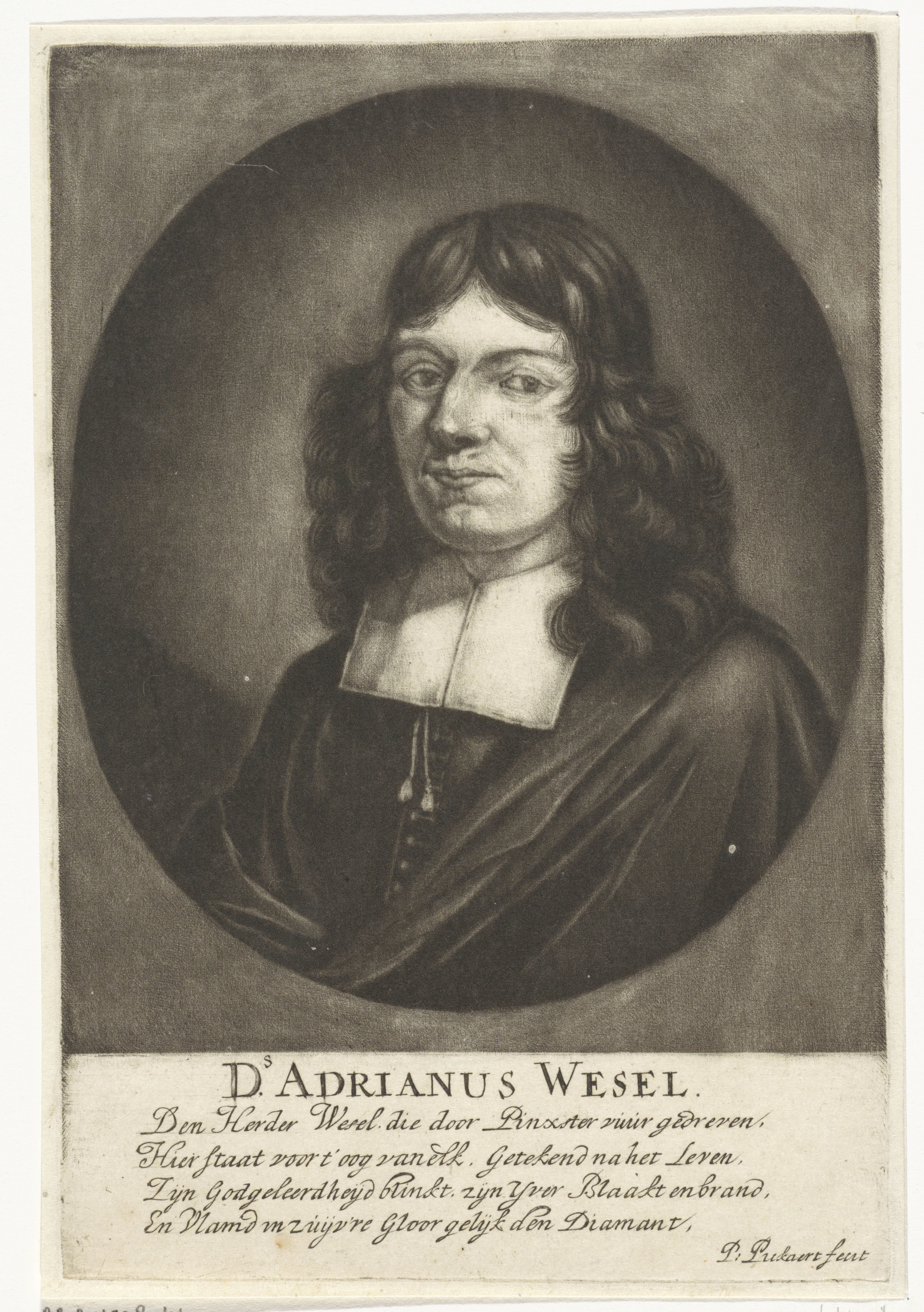 Portret van Adriaan Wesel