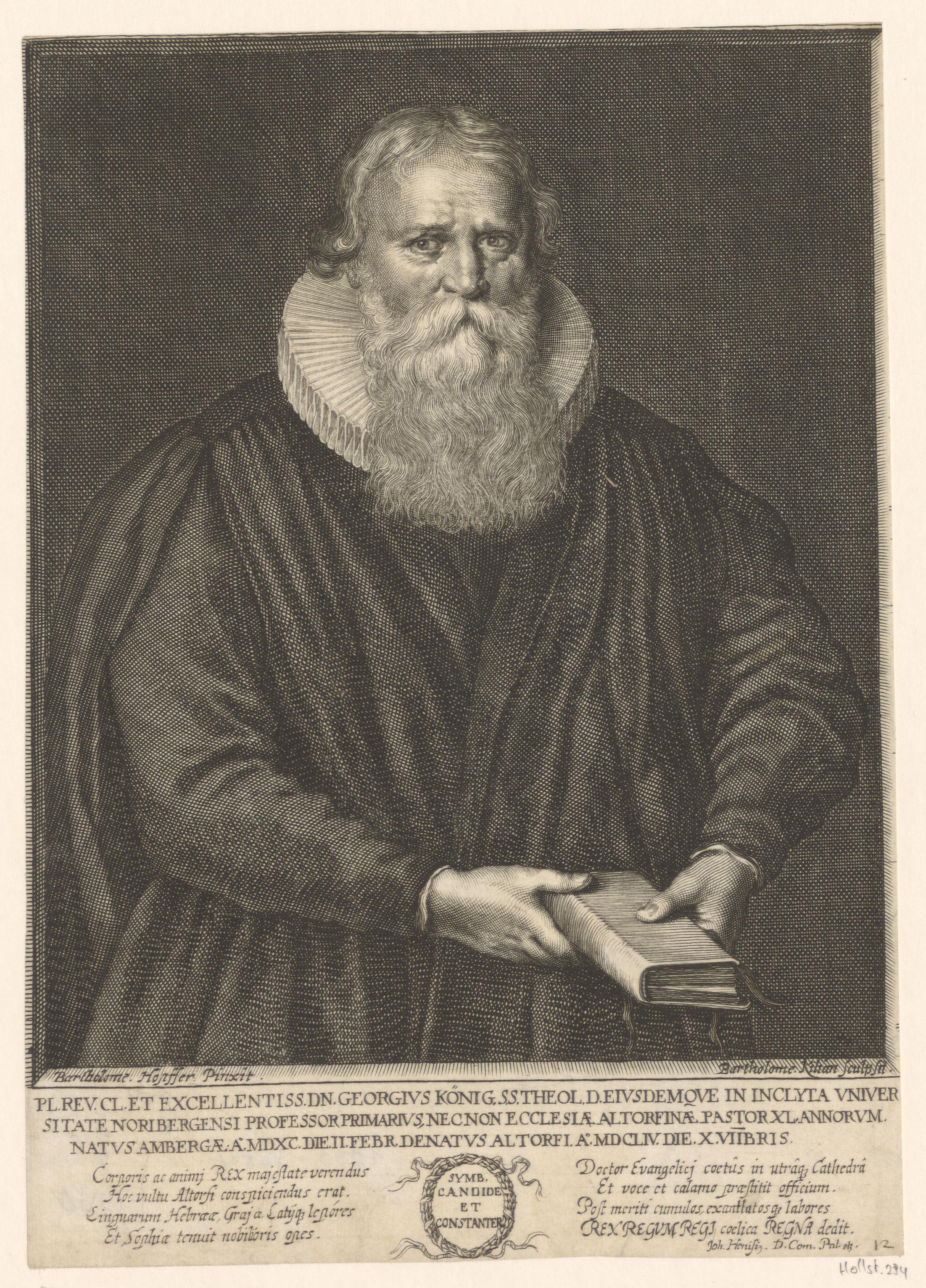 Portret van Georg König
