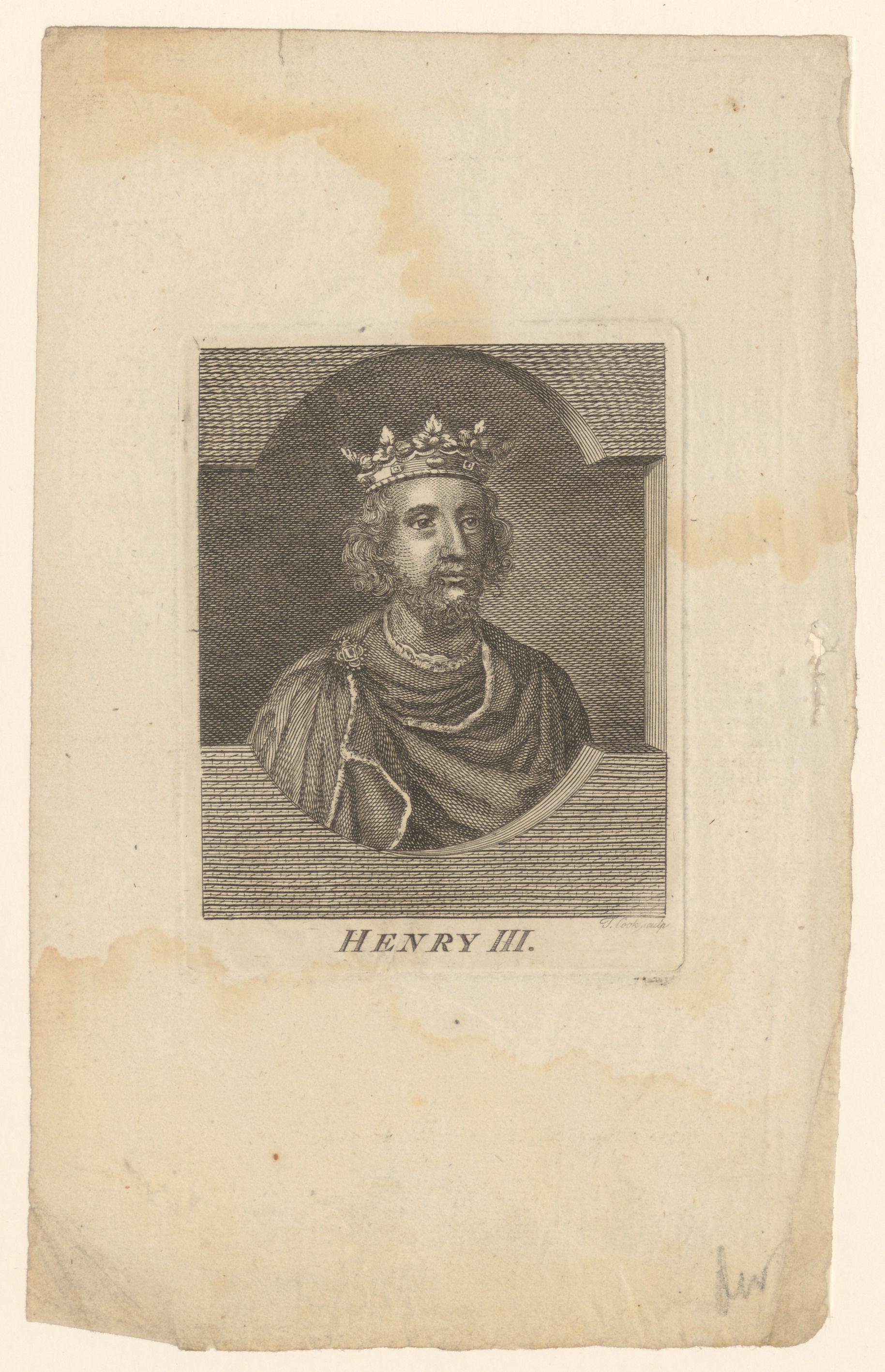 Portret van Henry III, koning van Groot-Brittannië