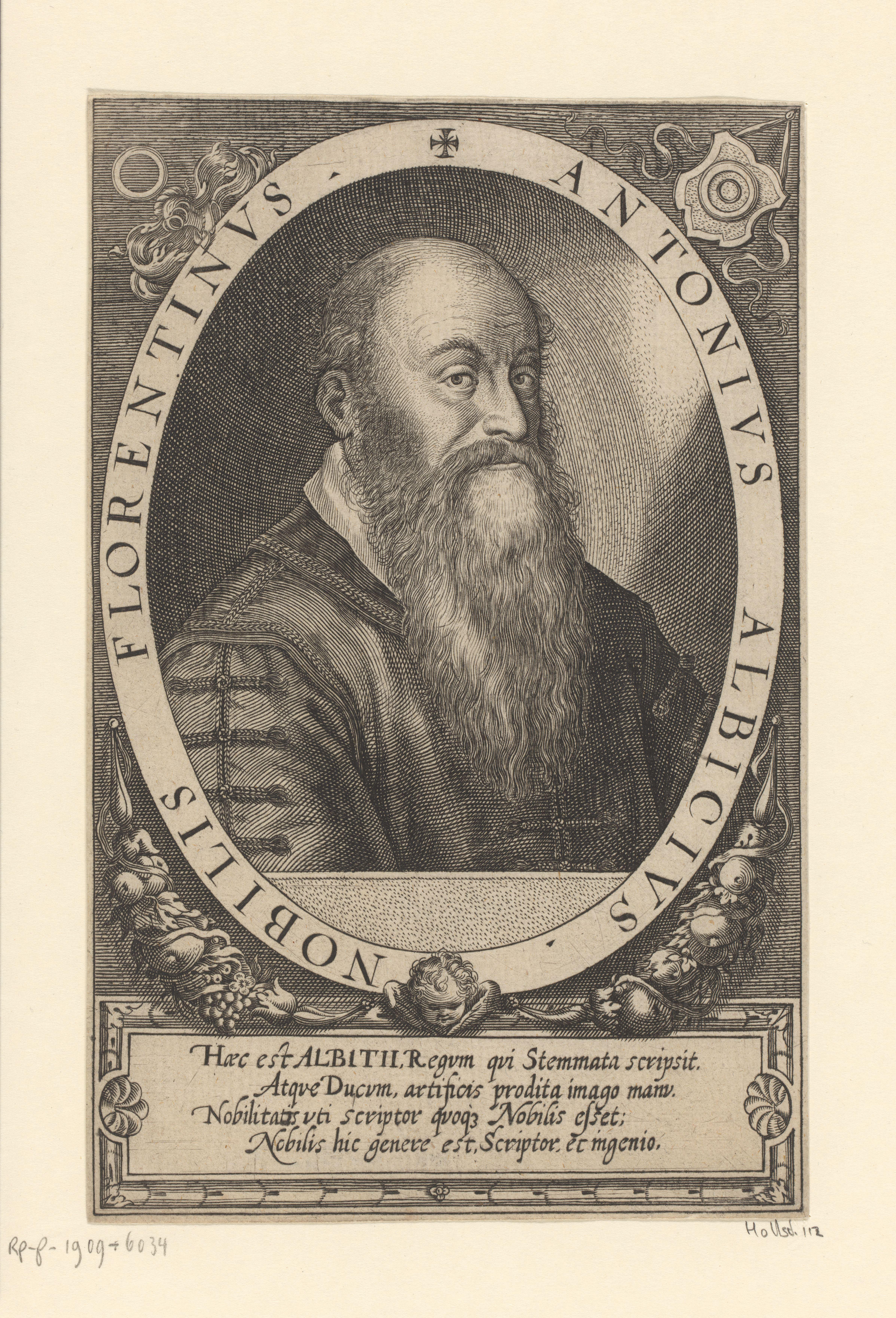 Portret van Antonio Albizzi