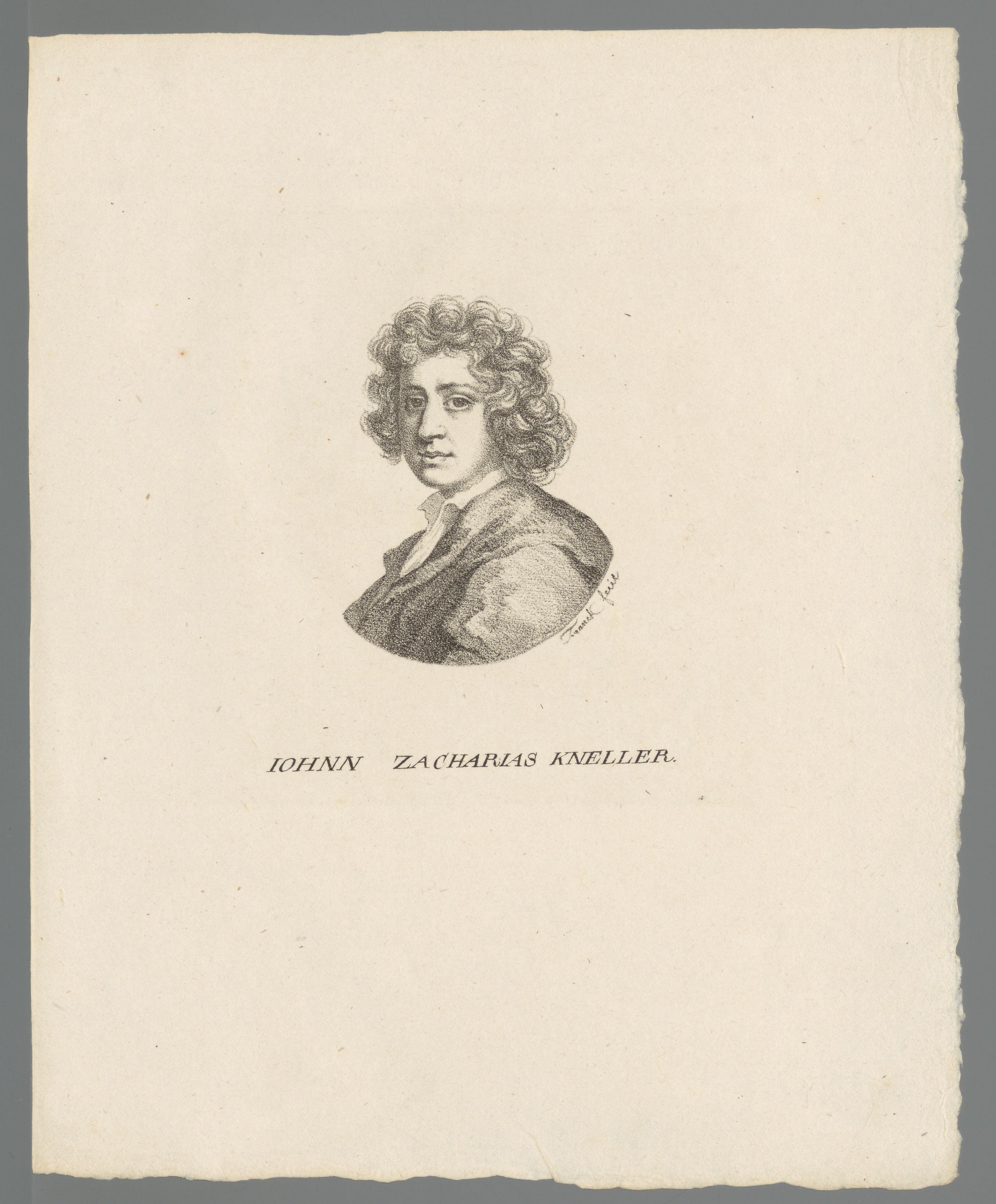 Portret van Johann Zacharias Kneller