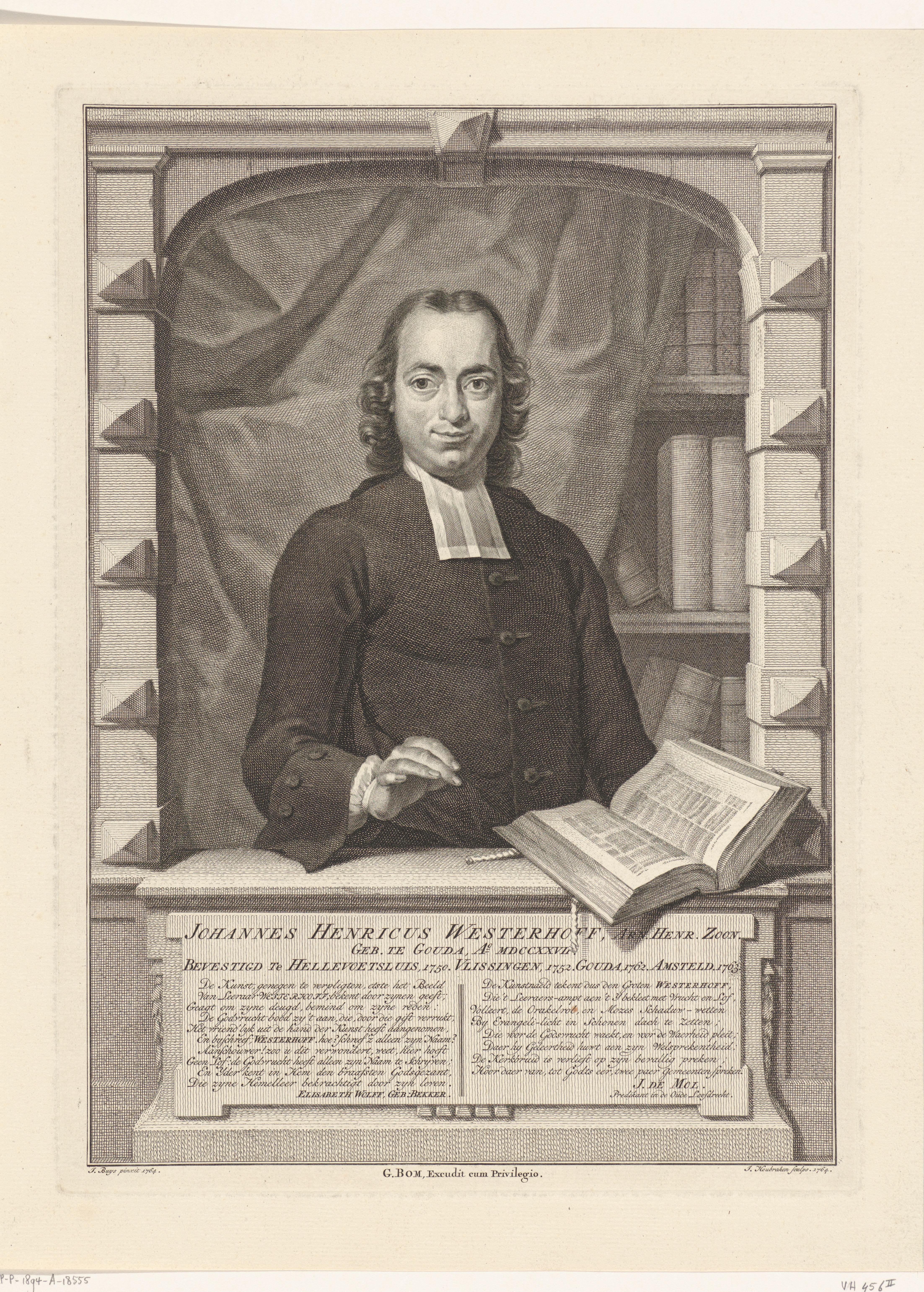 Portret van Johannes Henricus Westerhoff