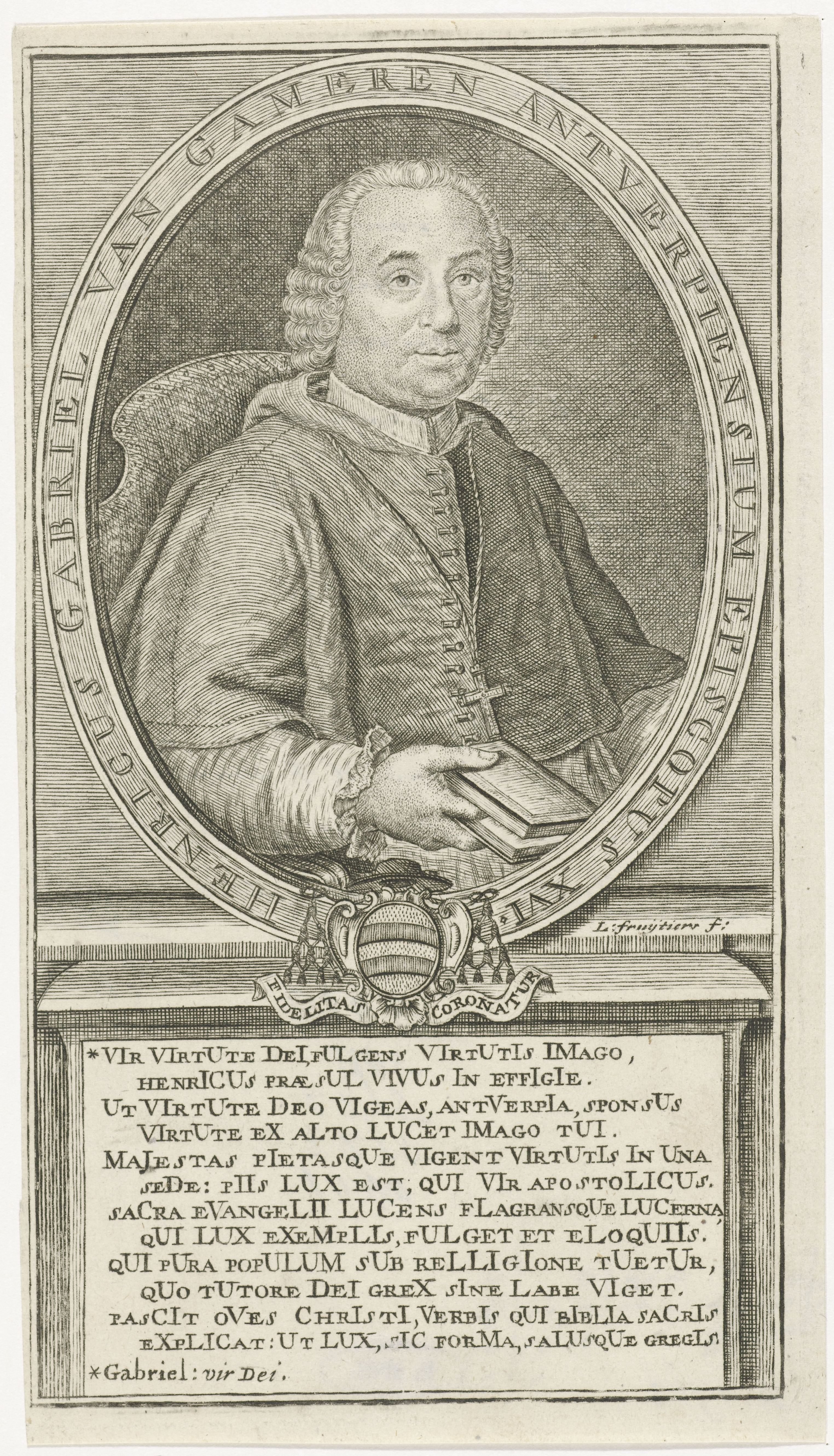 Portret van Henricus Gabriel van Gameren