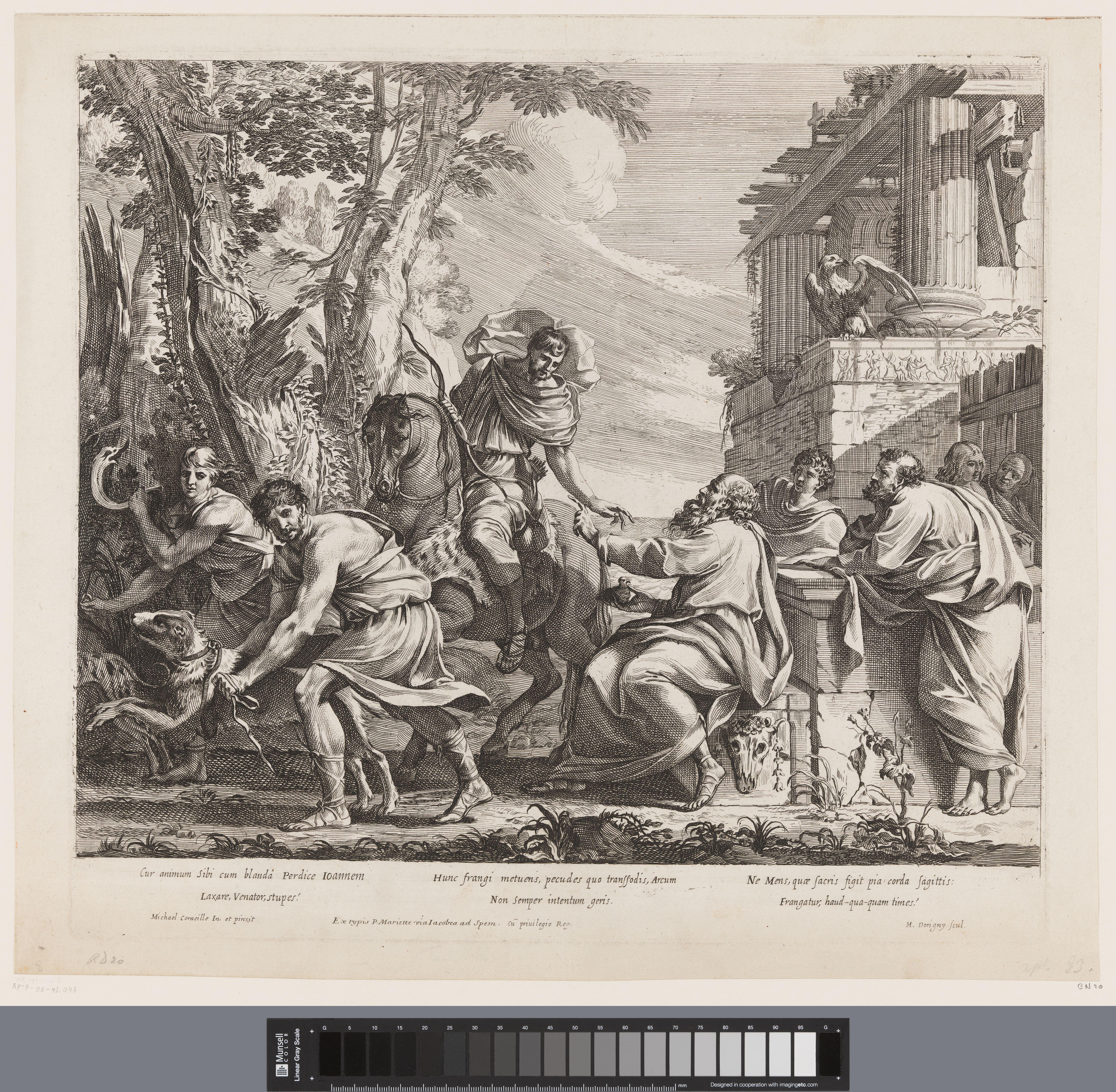 Johannes de Evangelist met zijn volgelingen