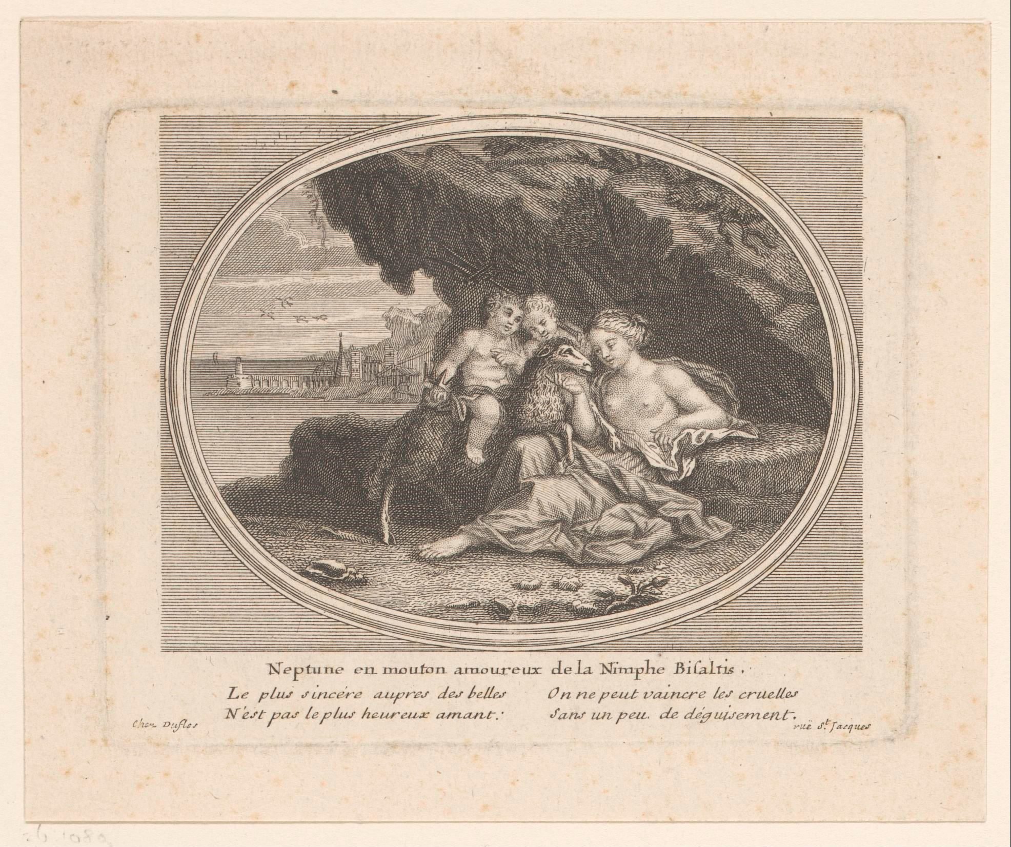 Neptunus en de nimf Bisaltis