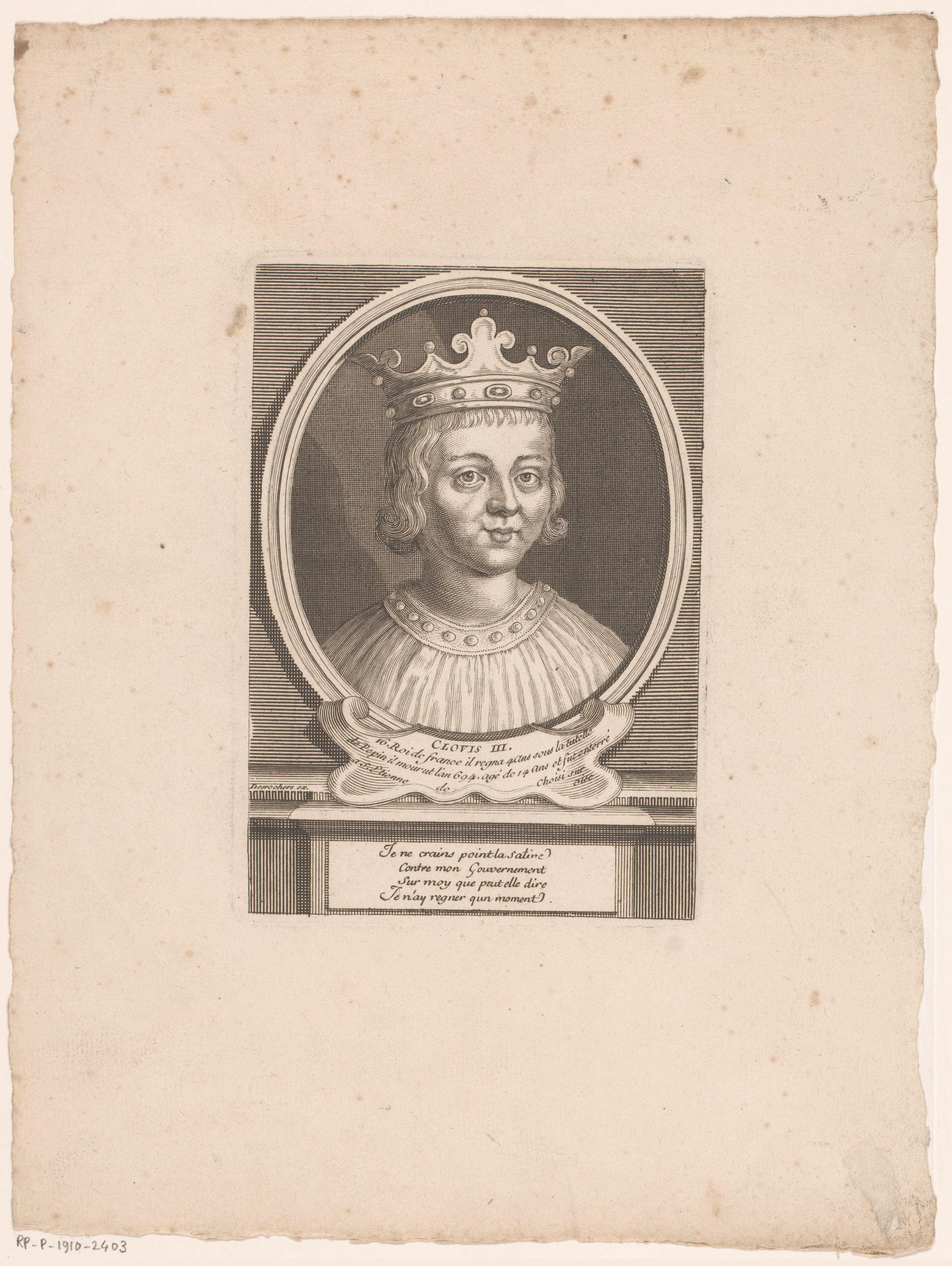 Portret van Clovis IV