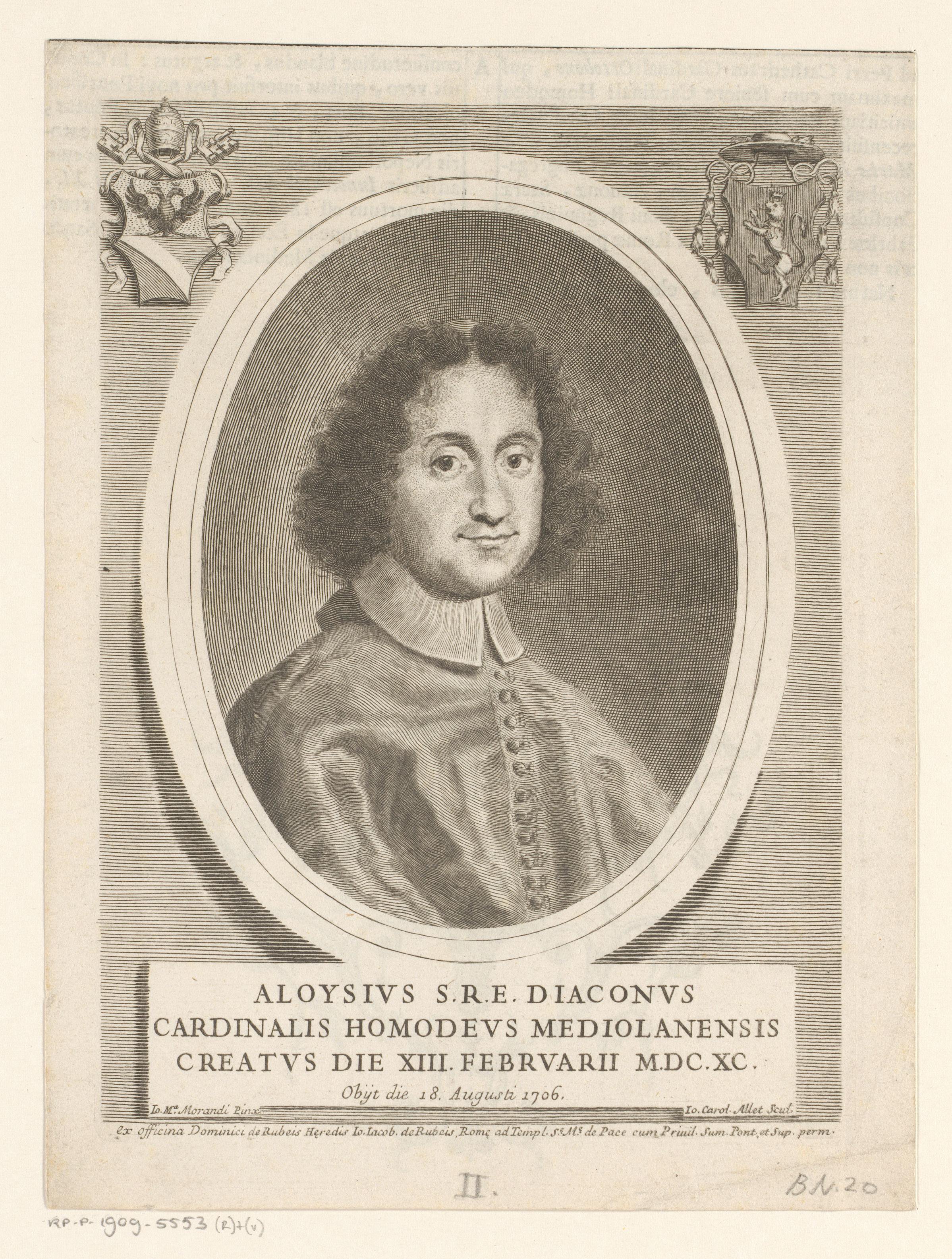 Portret van kardinaal Luigi Omodei
