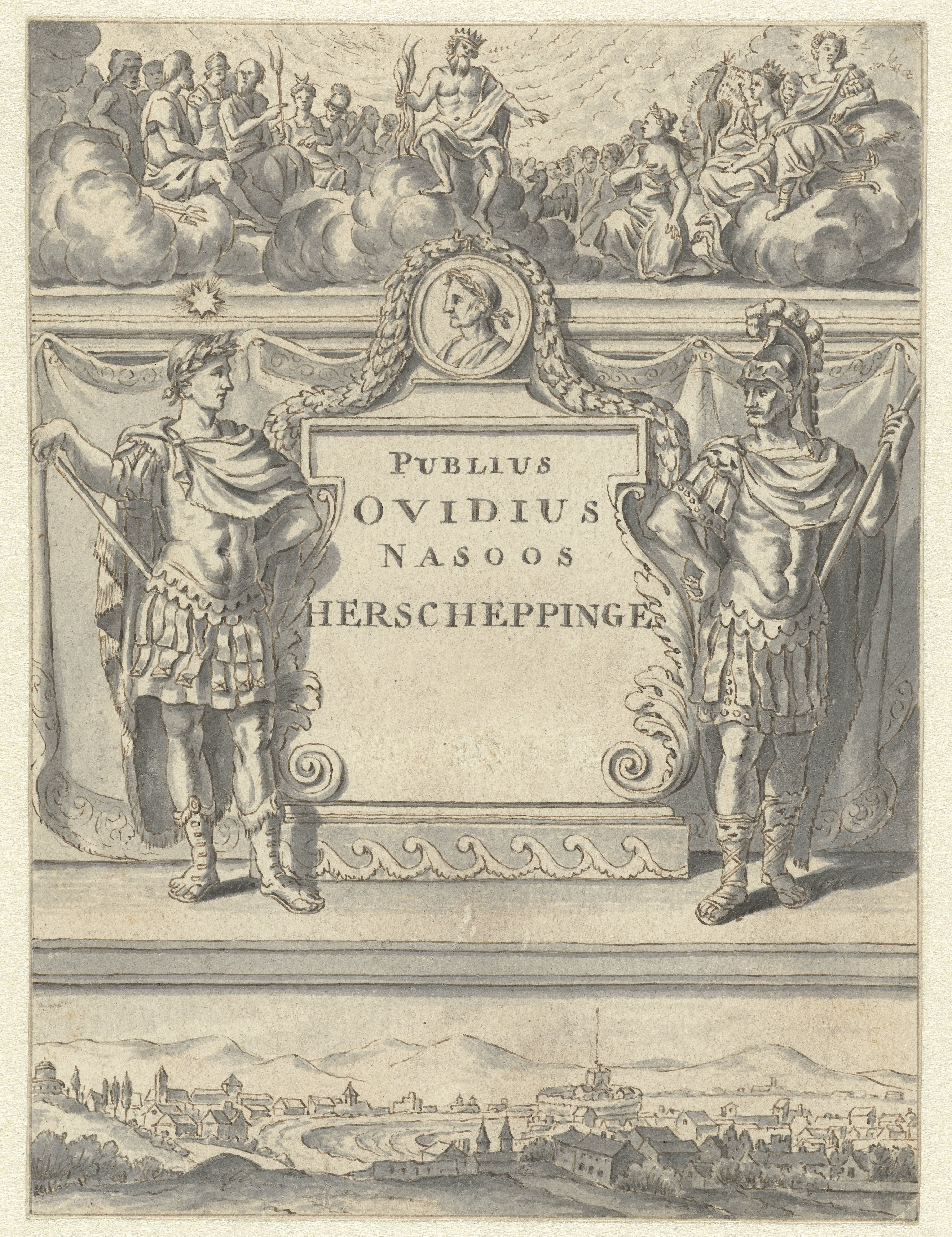 Titelpagina van 'Publius Ovidius Nasoos Herscheppinge'