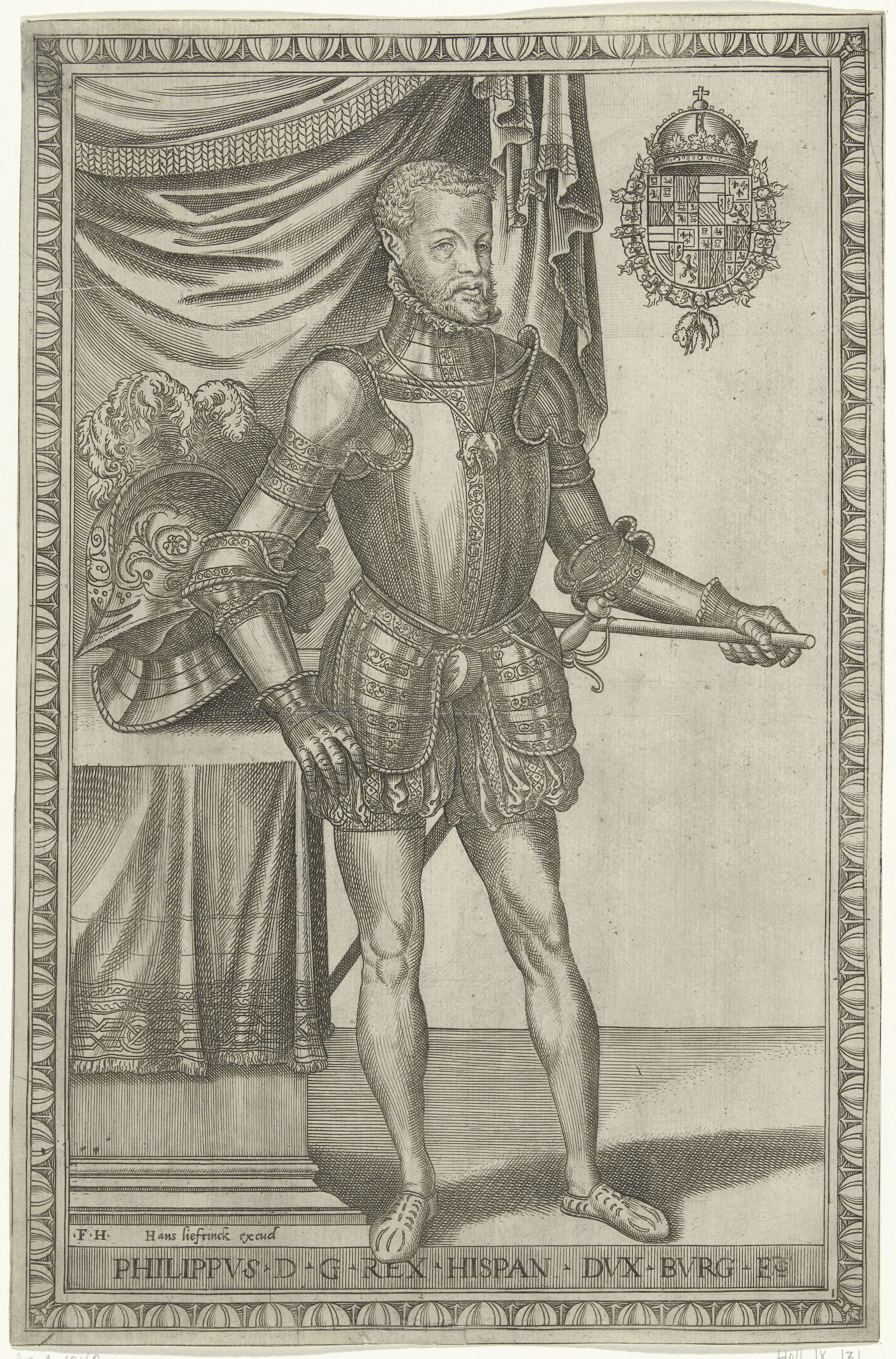 Portret van koning Filips II van Spanje