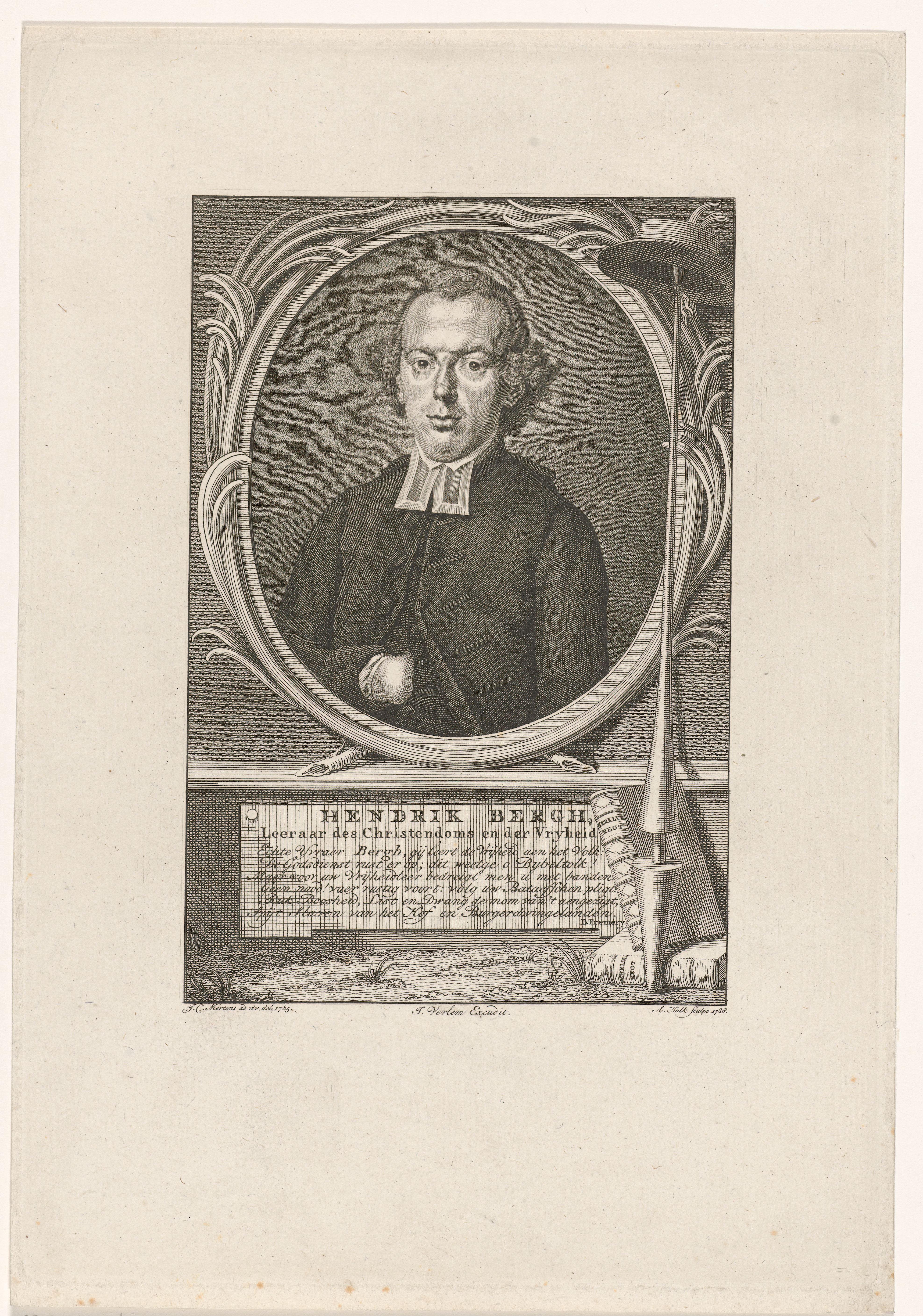 Portret van Hendrik Bergh
