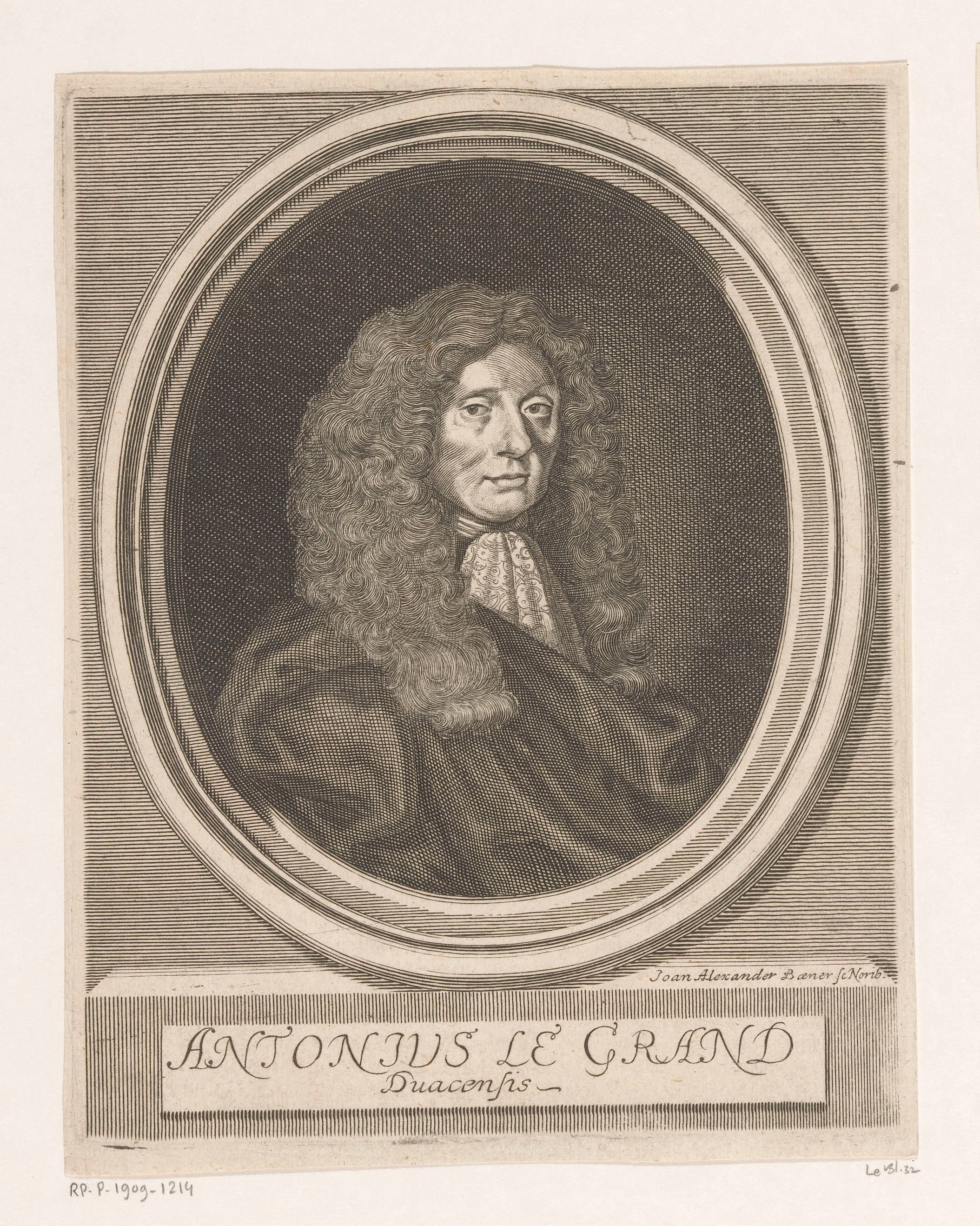 Portret van Antoine Legrand