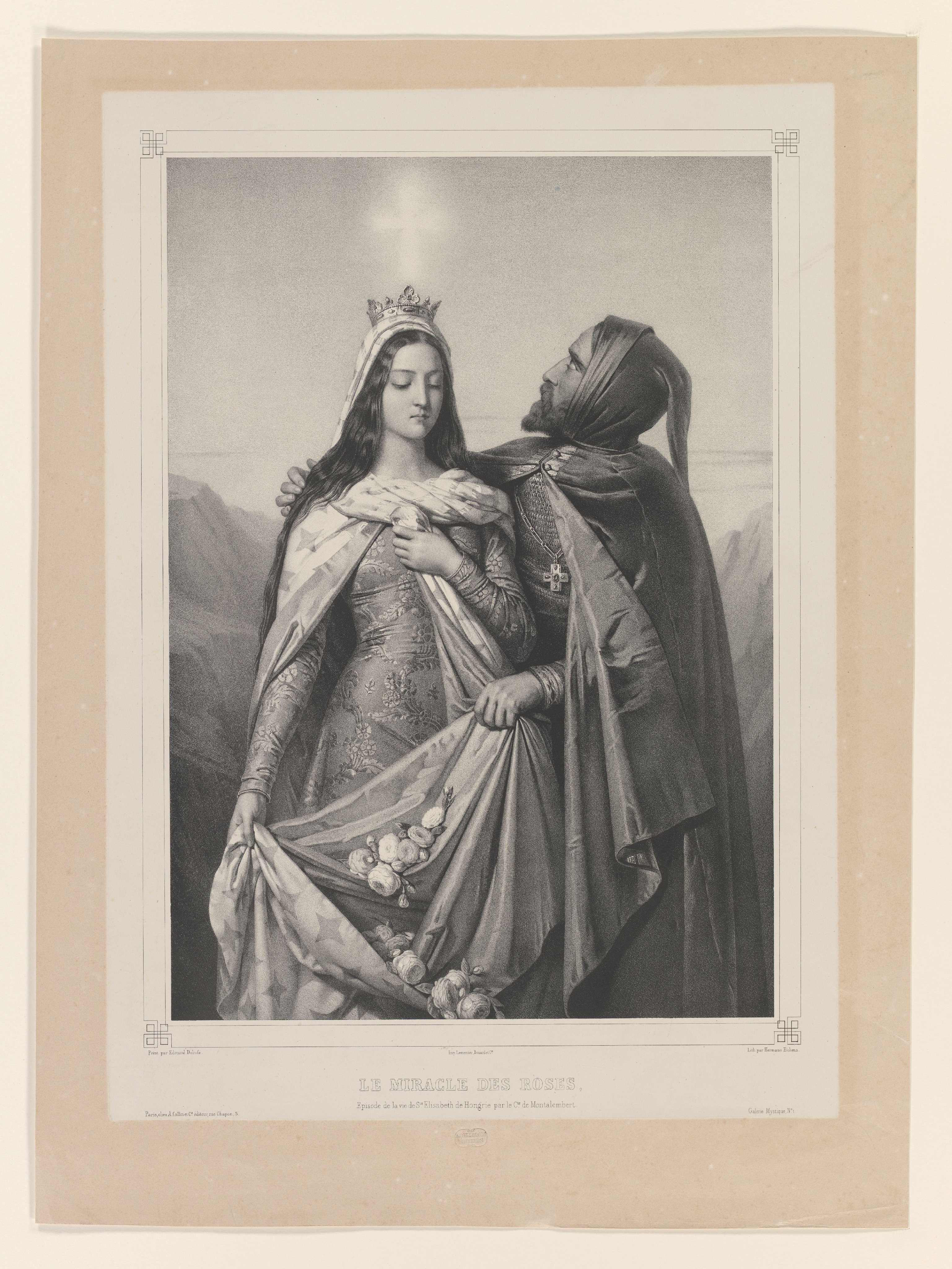 Heilige Elizabeth en het mirakel van de rozen