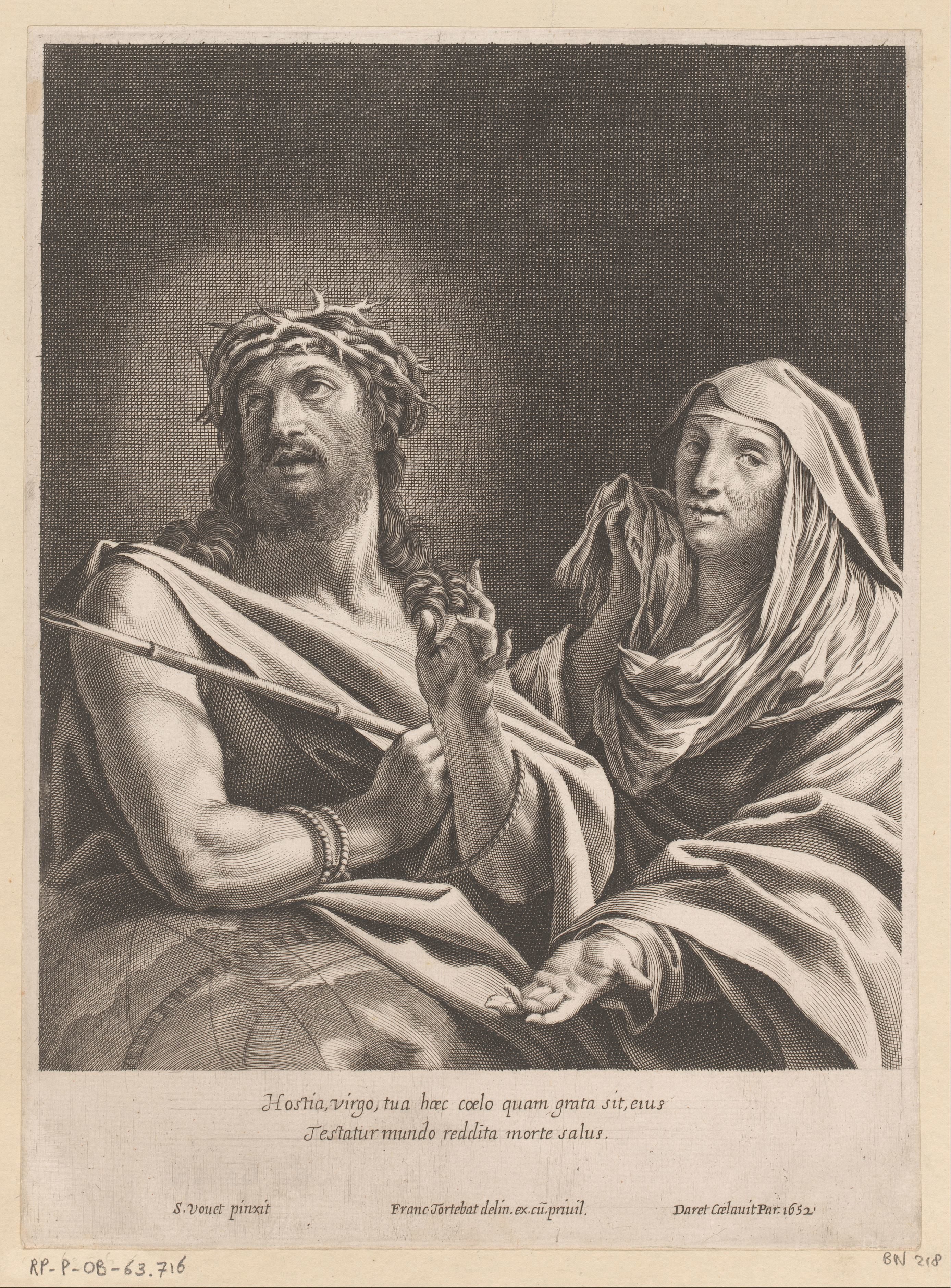 Christus als Man van Smarten en Maria als Mater Dolorosa.