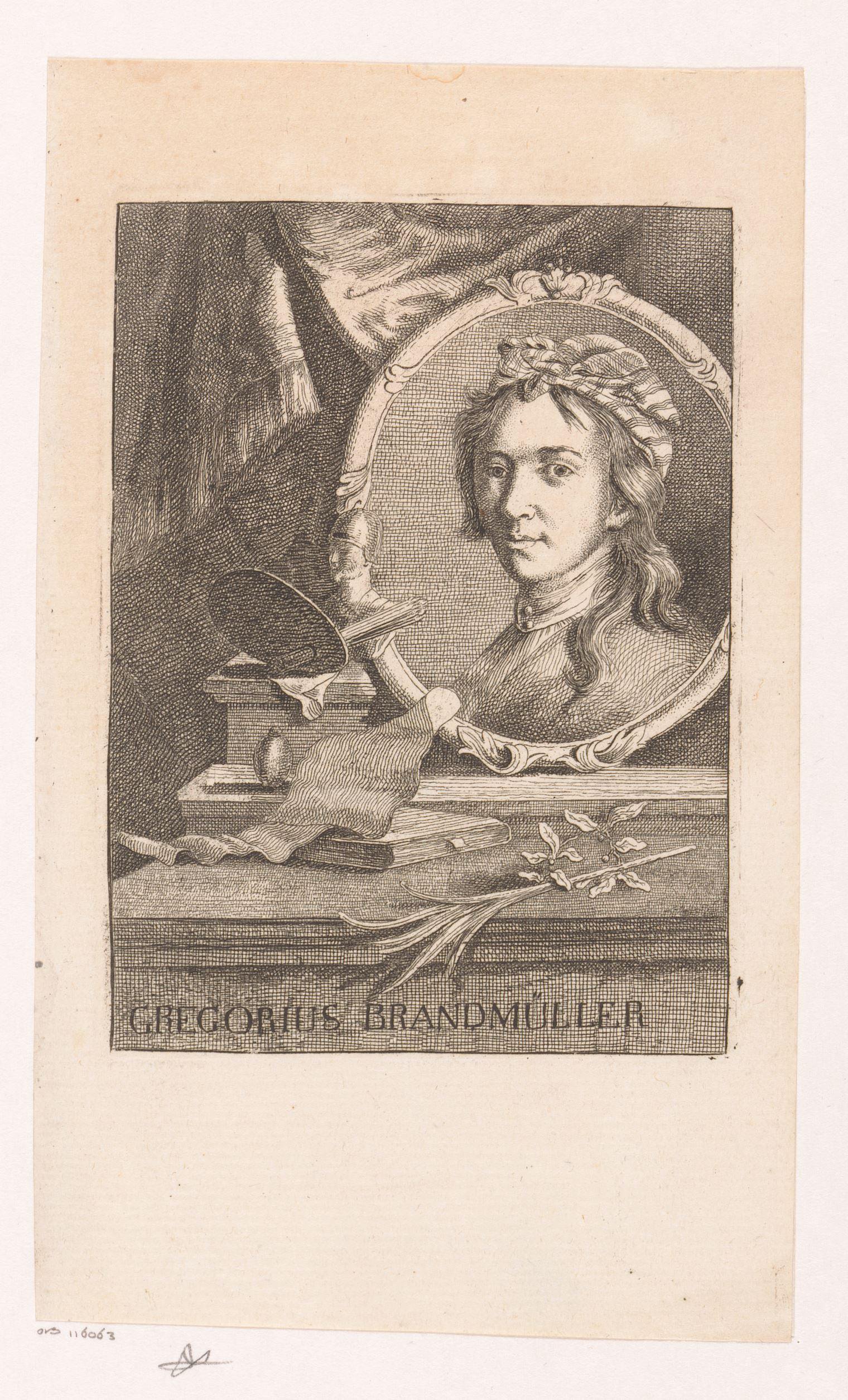 Portret van Gregorius Brandmüller