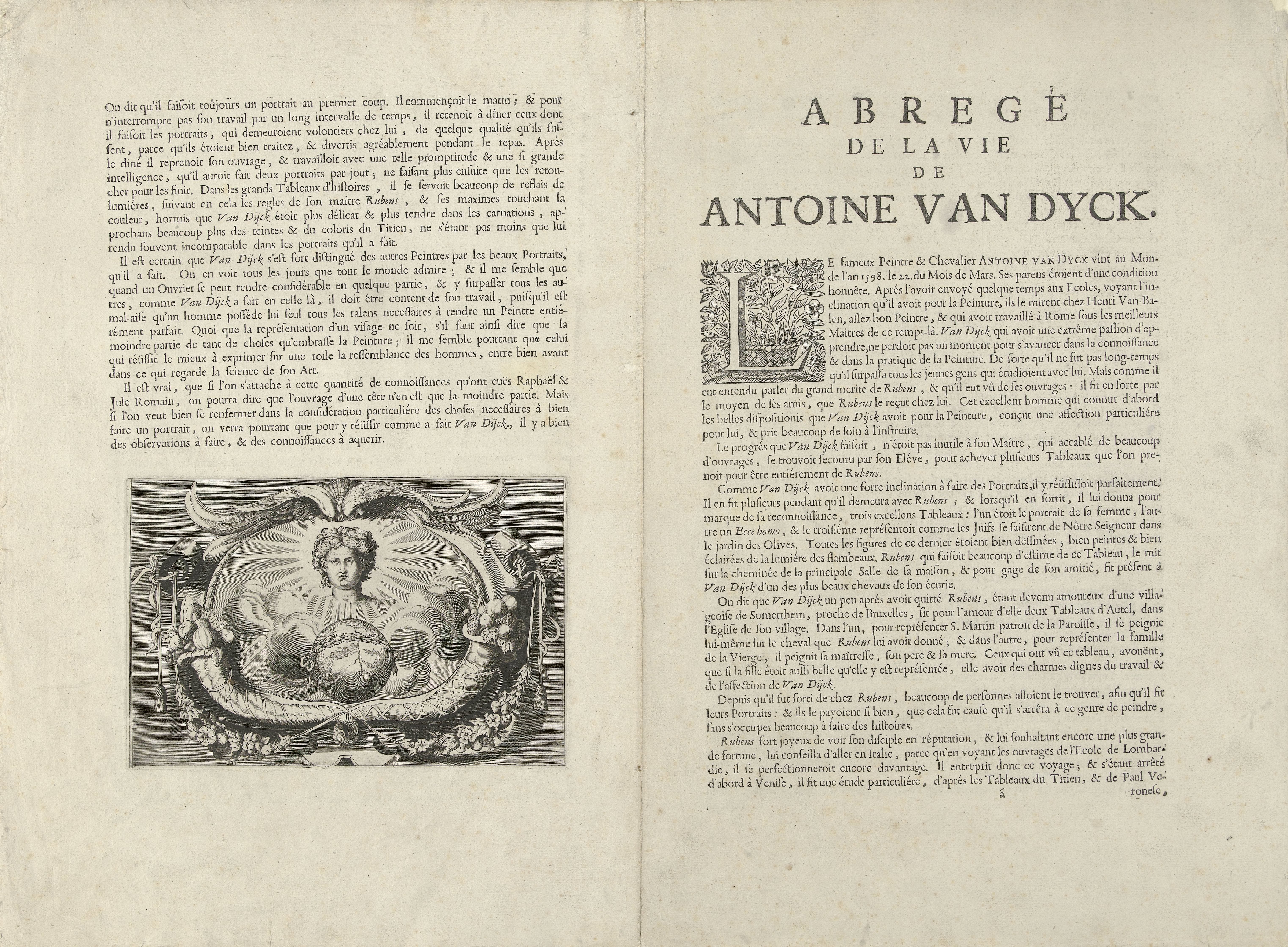Portret van Anthony van Dyck