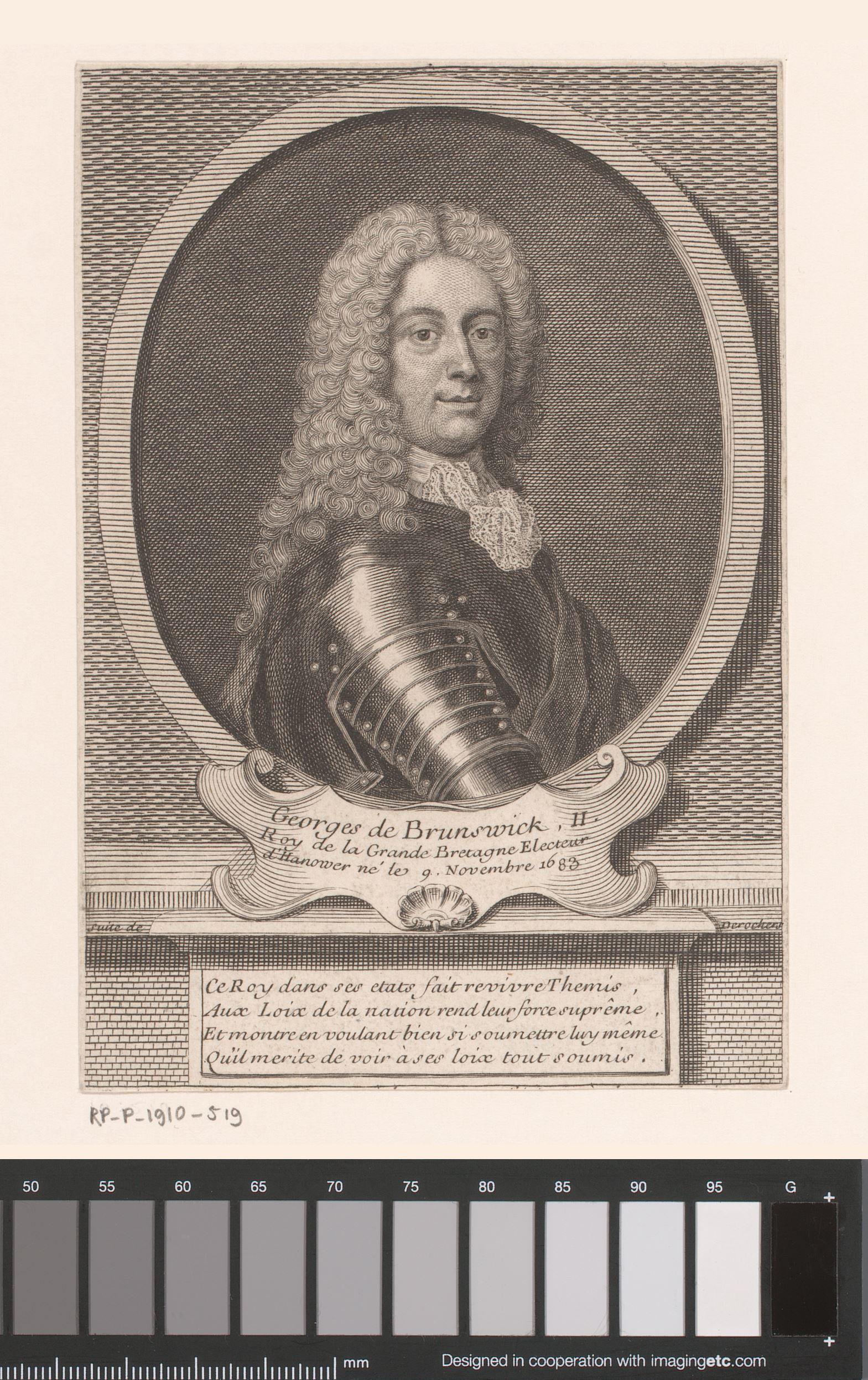 Portret van George II, koning van Groot-Brittannië