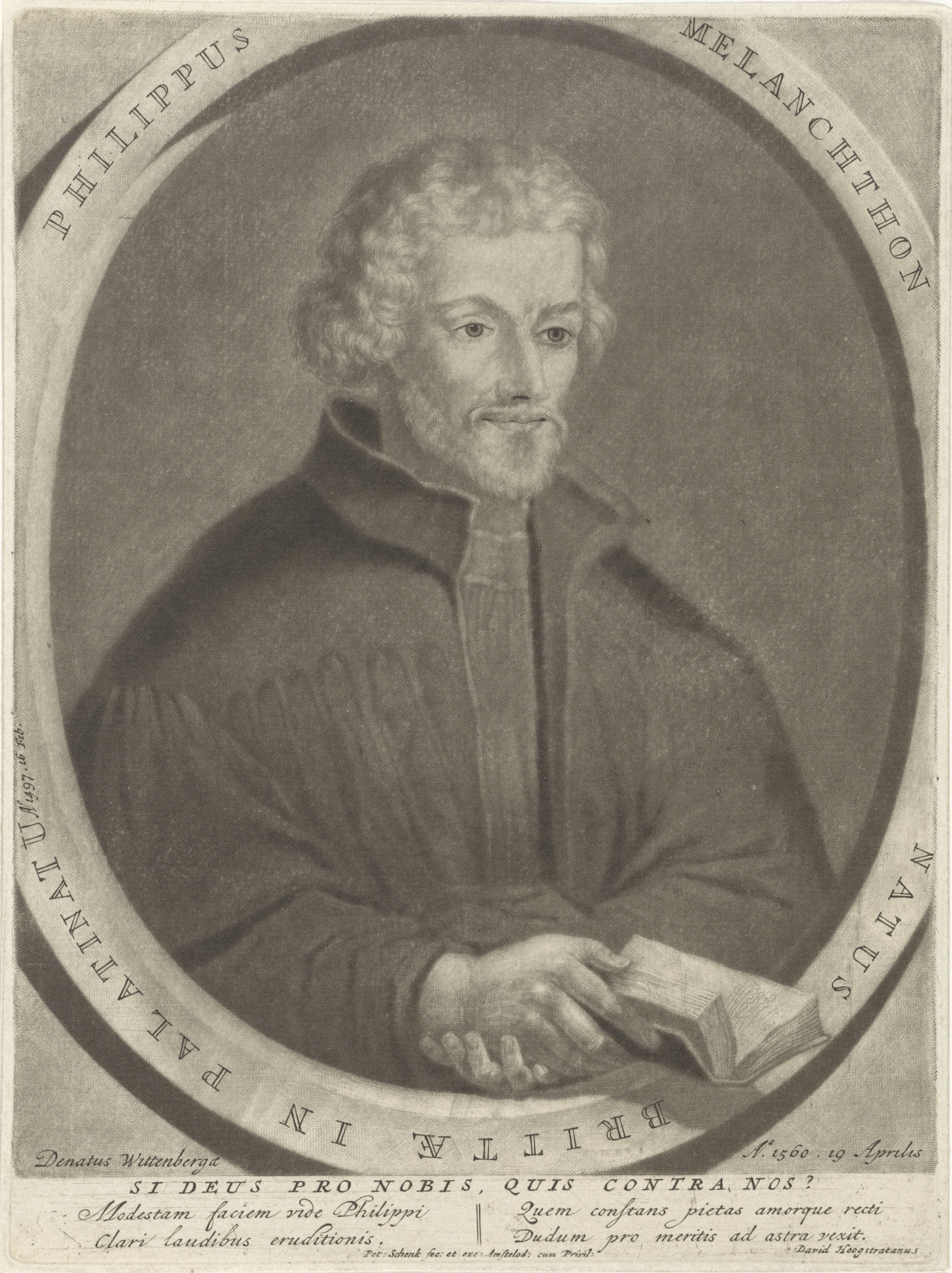 Portret van Philipp Melanchthon