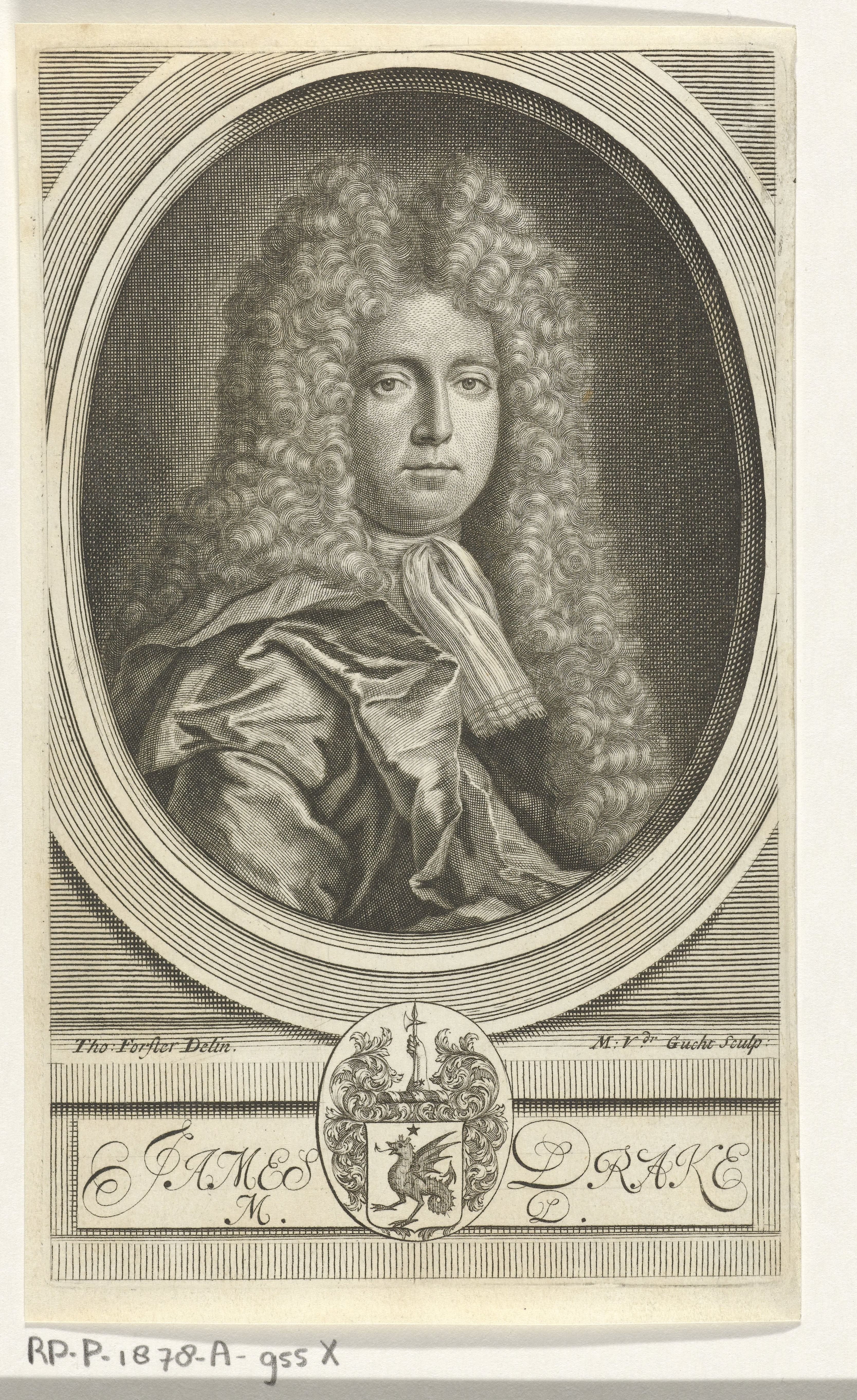 Portret van James Drake