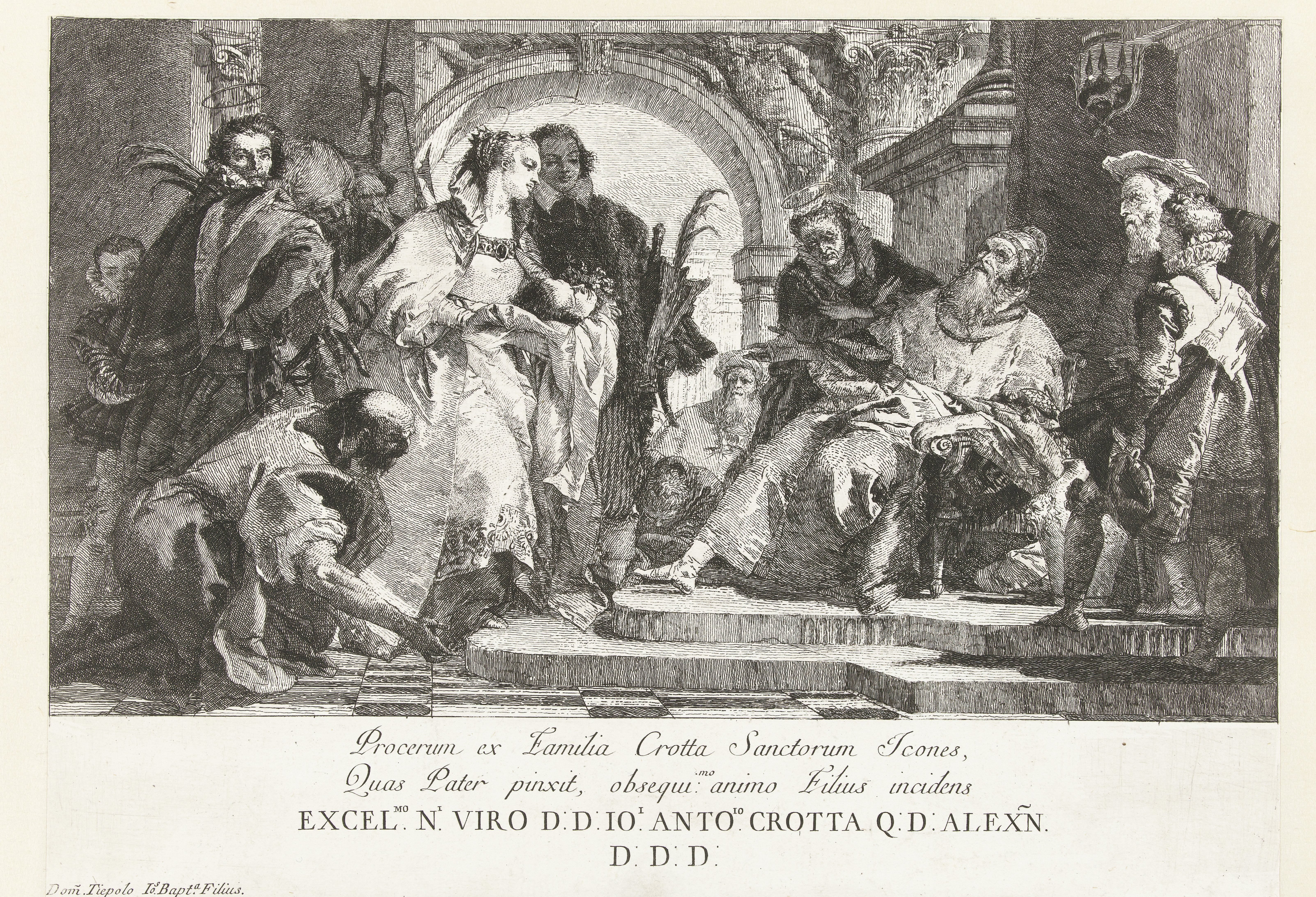 De beschermheiligen van de familie Crotta