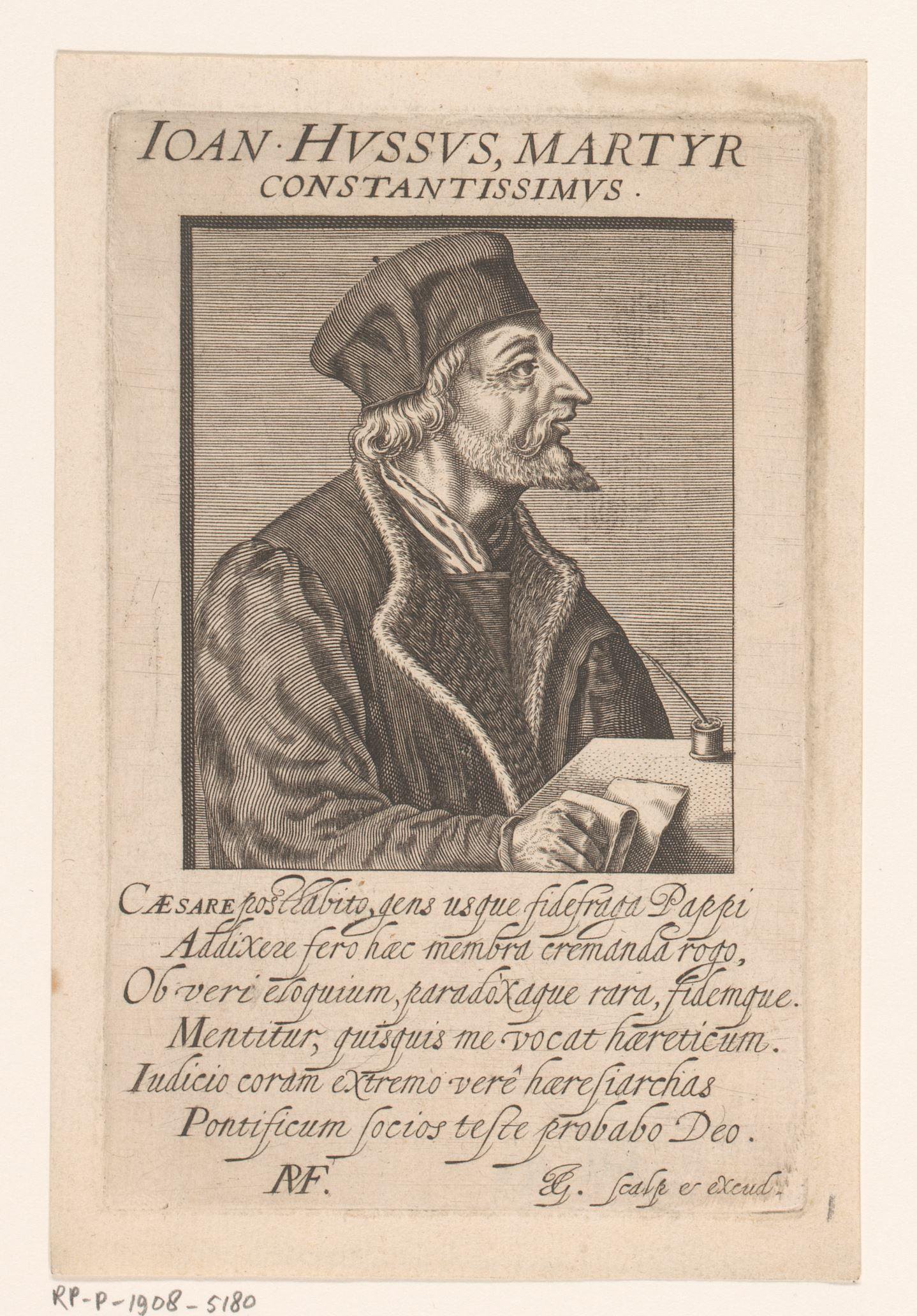 Portret van Johannes Hus