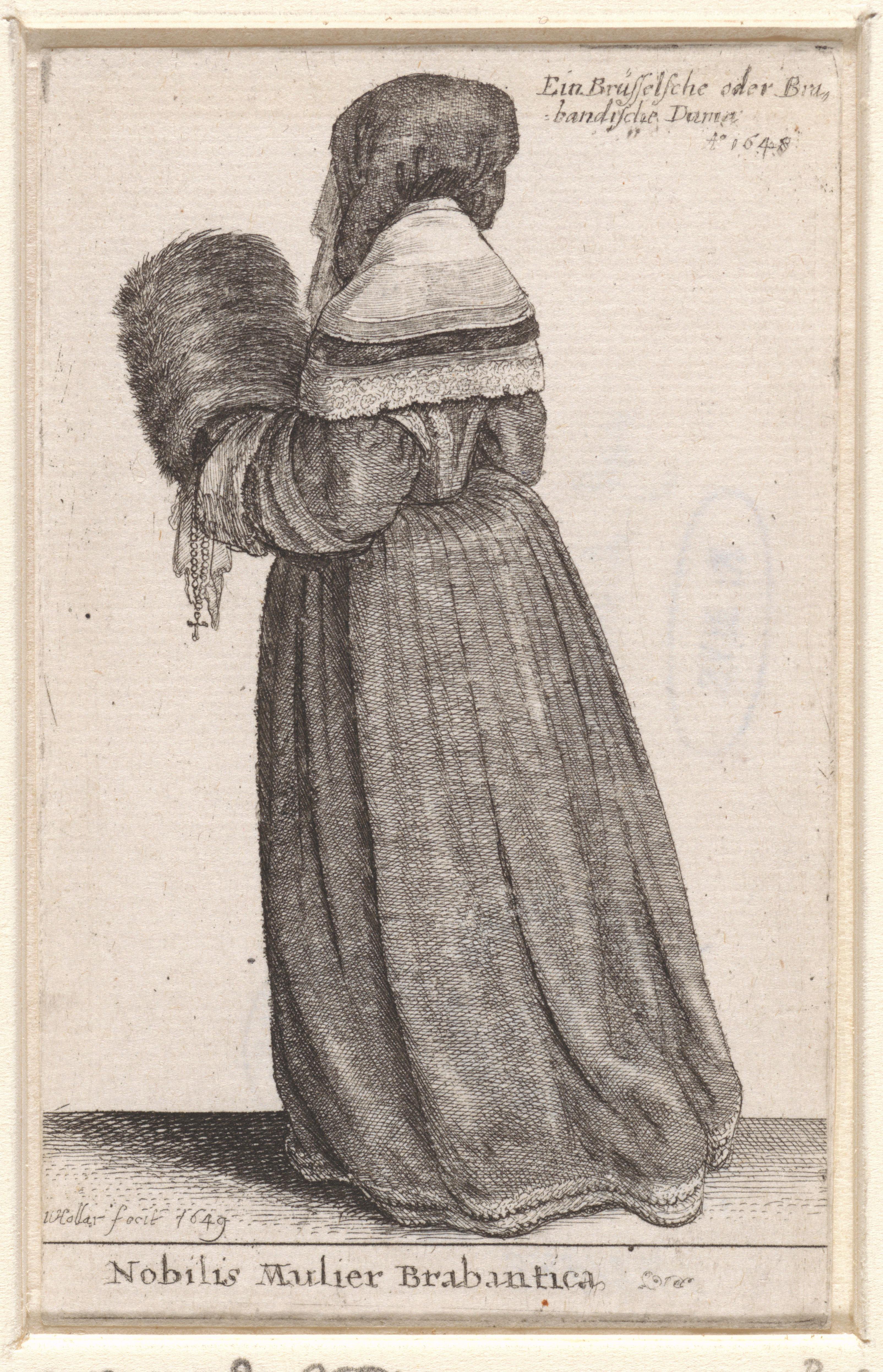Nobilis Mulier Brabantica / Ein Brüsselsche oder Brabandische Dame
