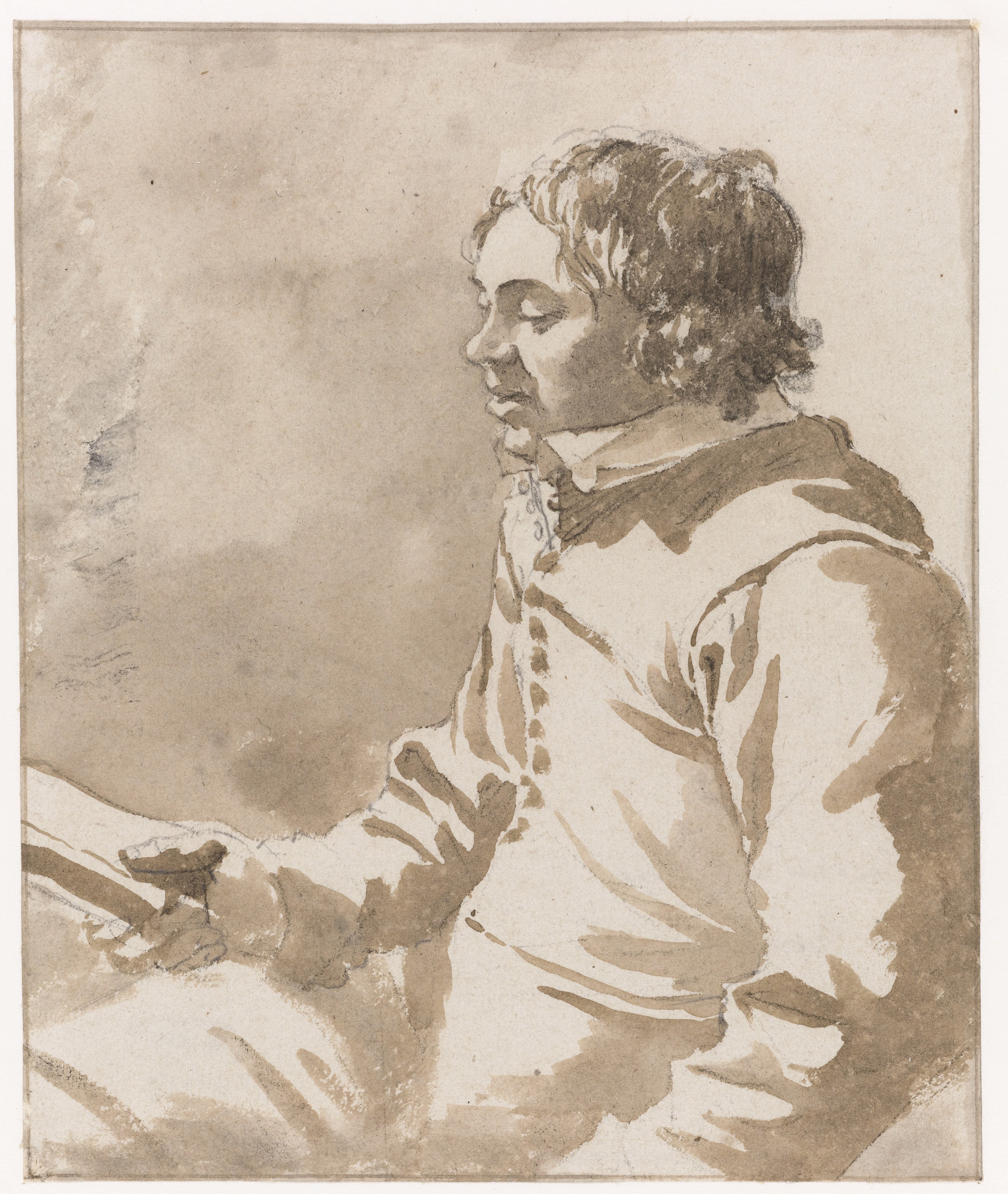 Portrait of Jacobus van Ewijk Reading a Book