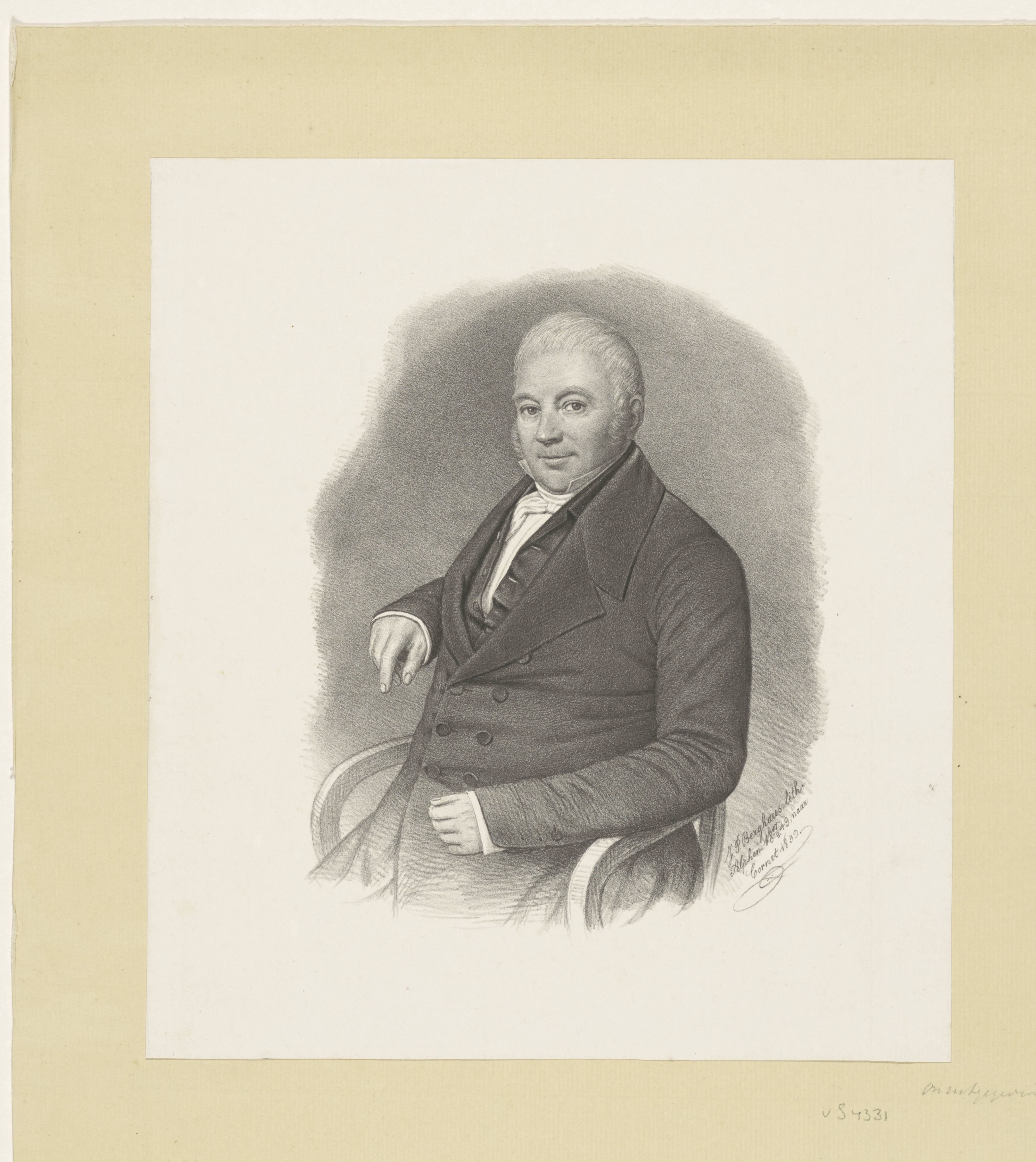 Portret van A. Lemson Pynaecker