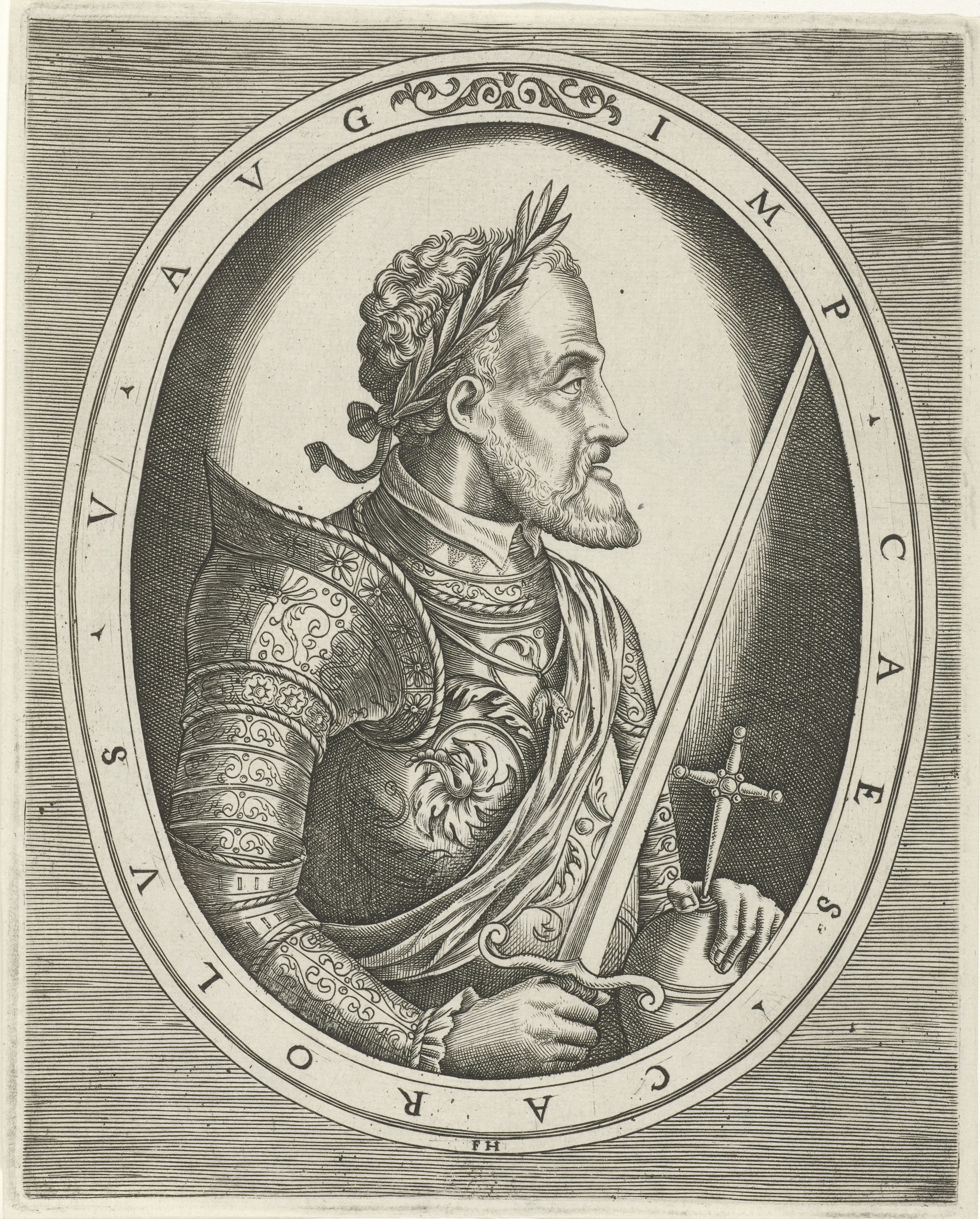 Portret van keizer Karel V