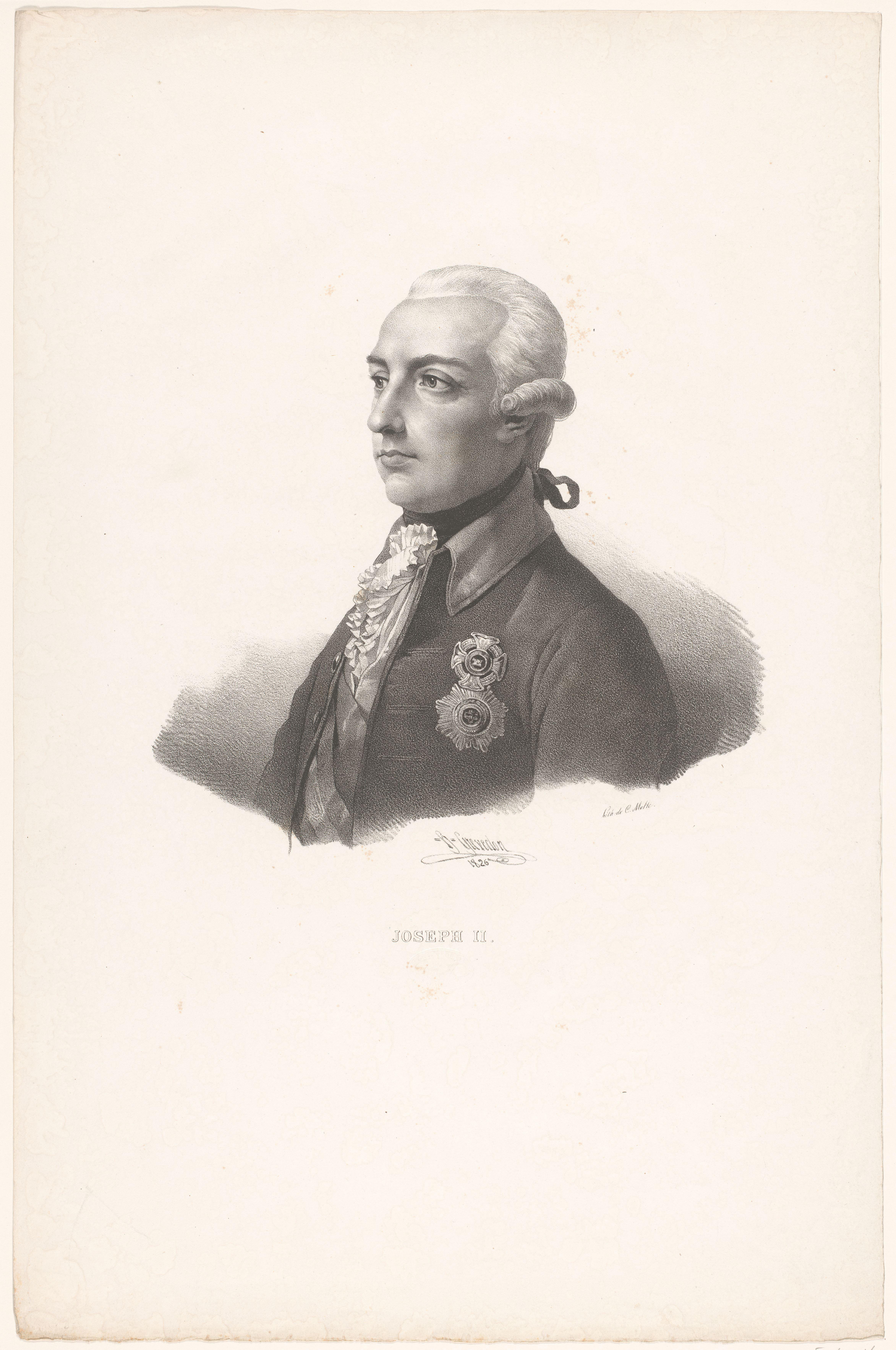 Portret van keizer Jozef II